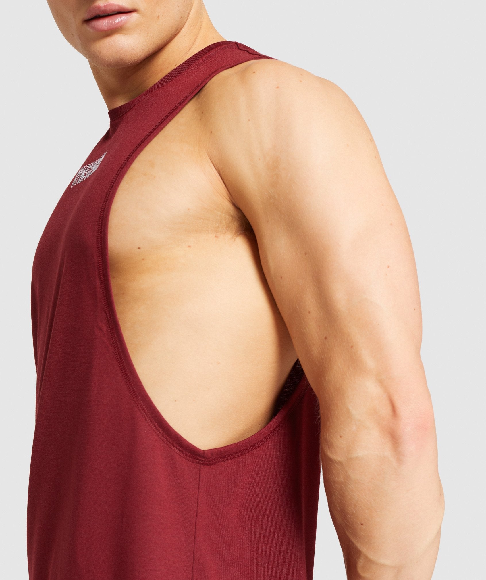 Combat Drop Arm Tank in Claret