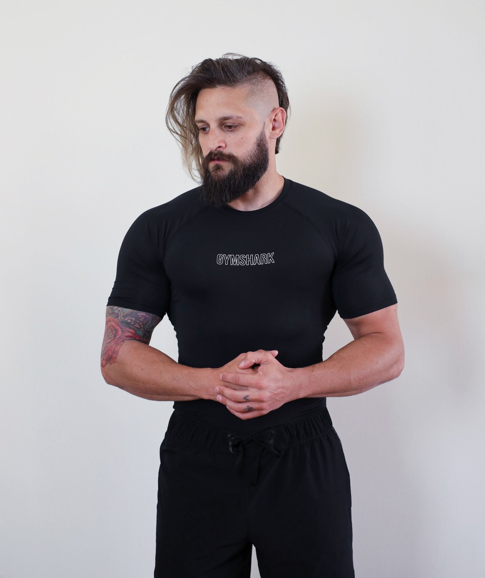 Combat Rashguard in Black