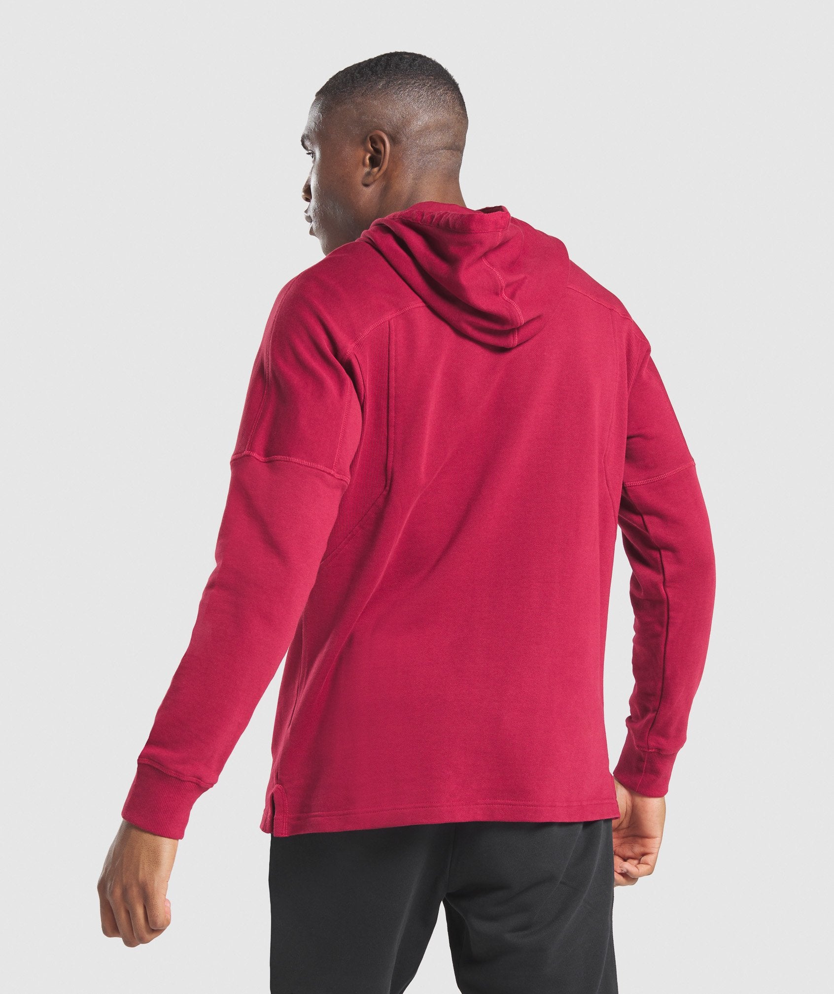 Compound Hoodie in Burgundy - view 2