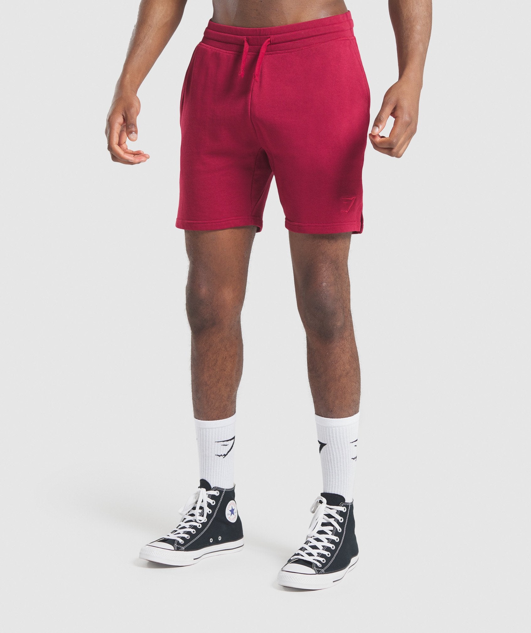 Compound Shorts in Burgundy