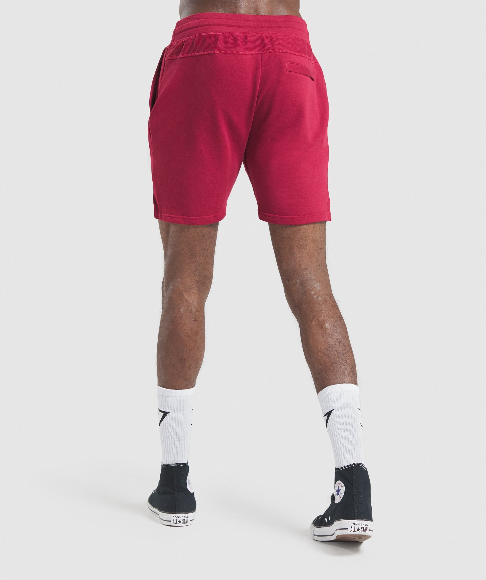 Compound Shorts in Burgundy