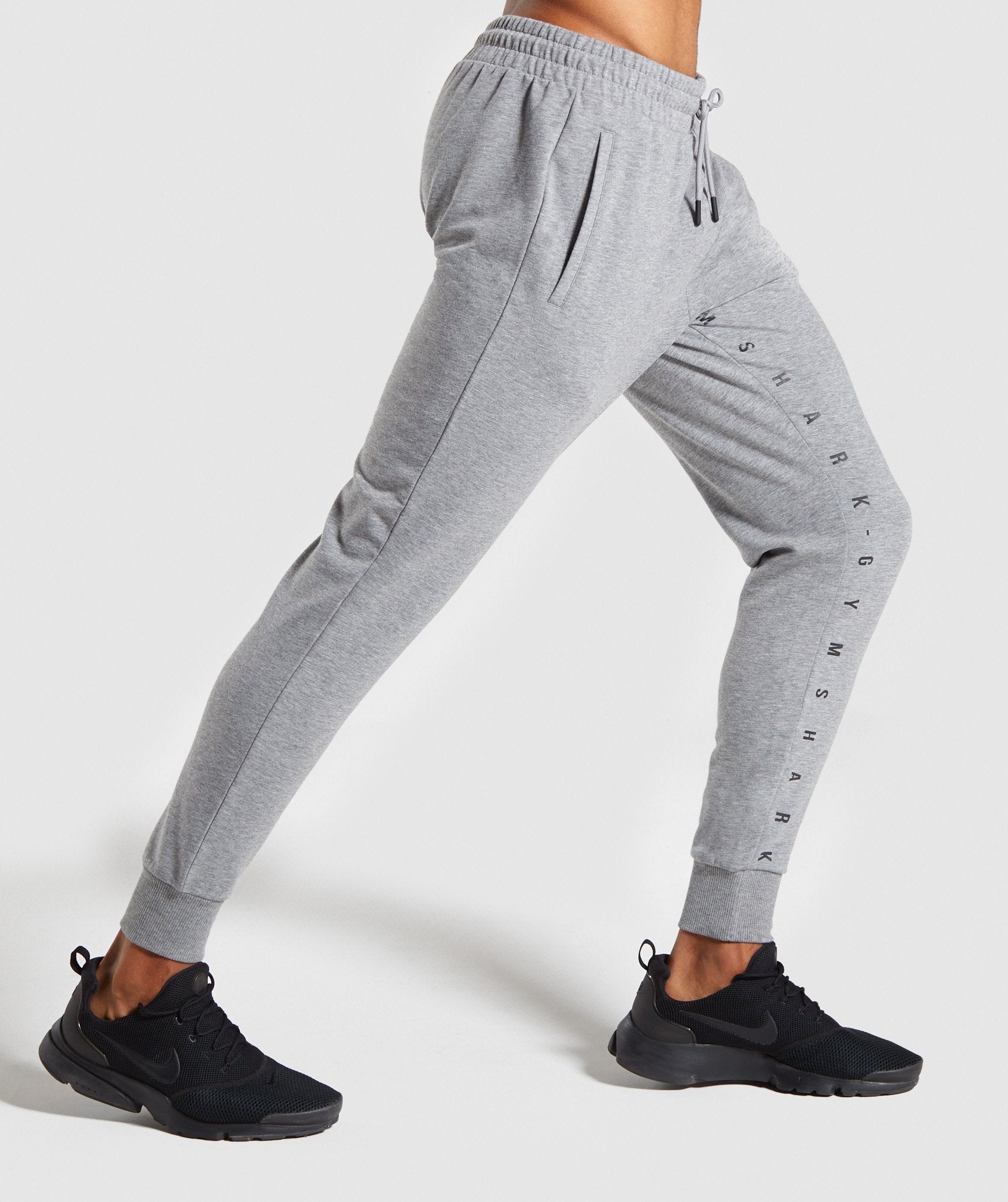 Contrast Joggers in Grey - view 3