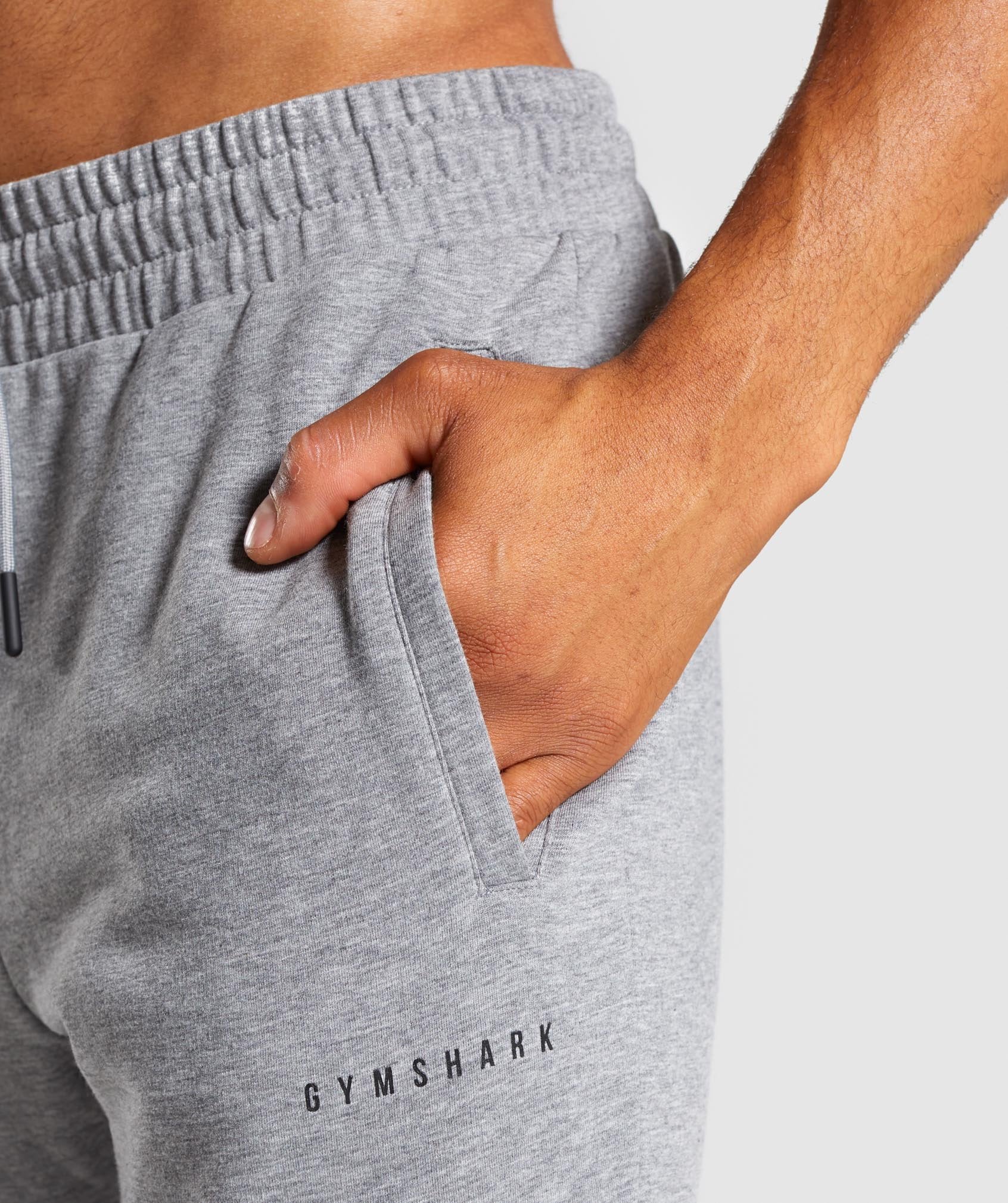 Contrast Joggers in Grey - view 6