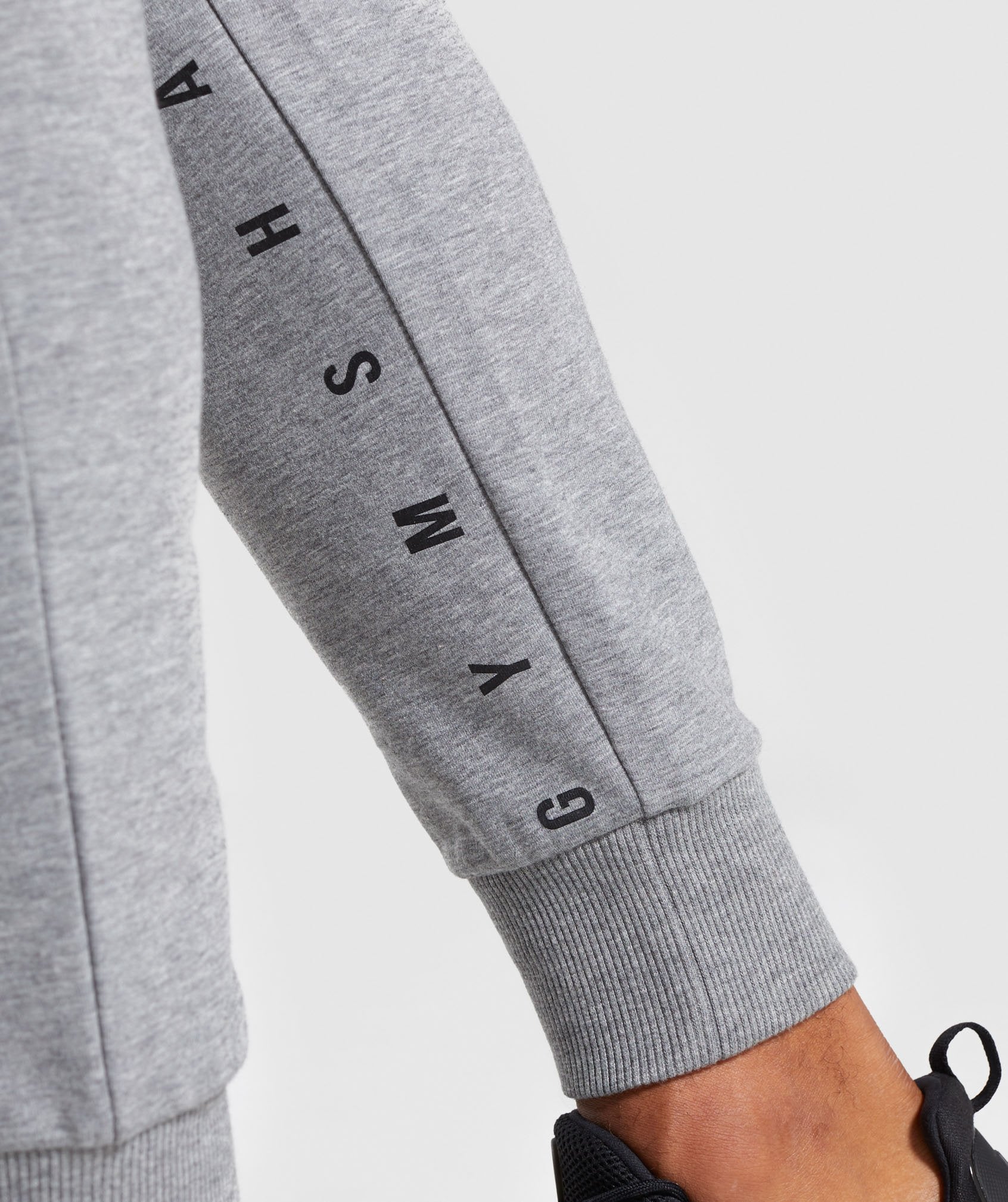 Contrast Joggers in Grey - view 5