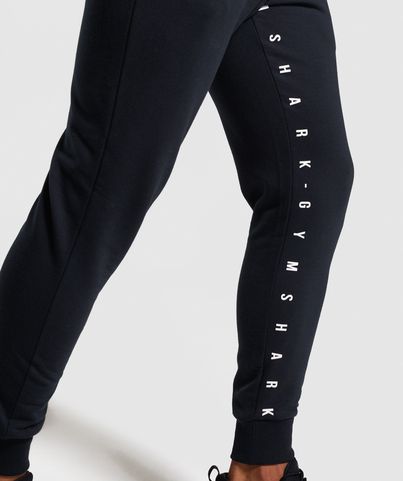 Contrast Joggers in Black - view 5