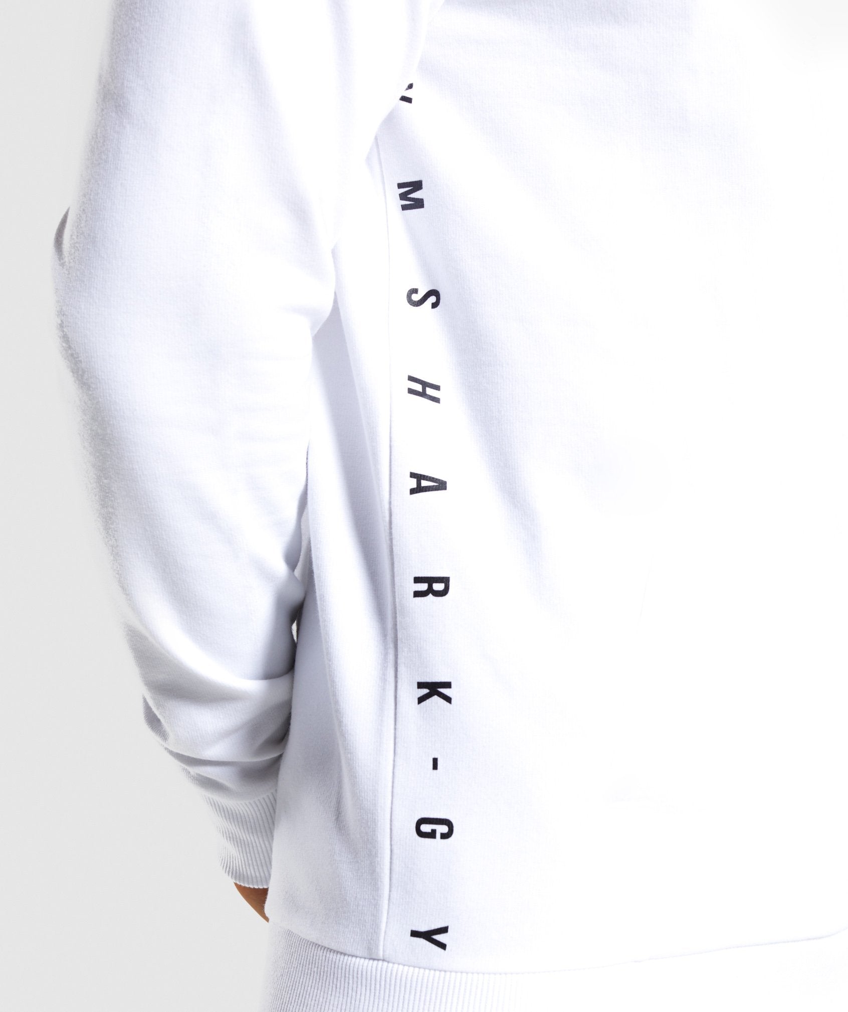 Contrast Hoodie in White - view 5