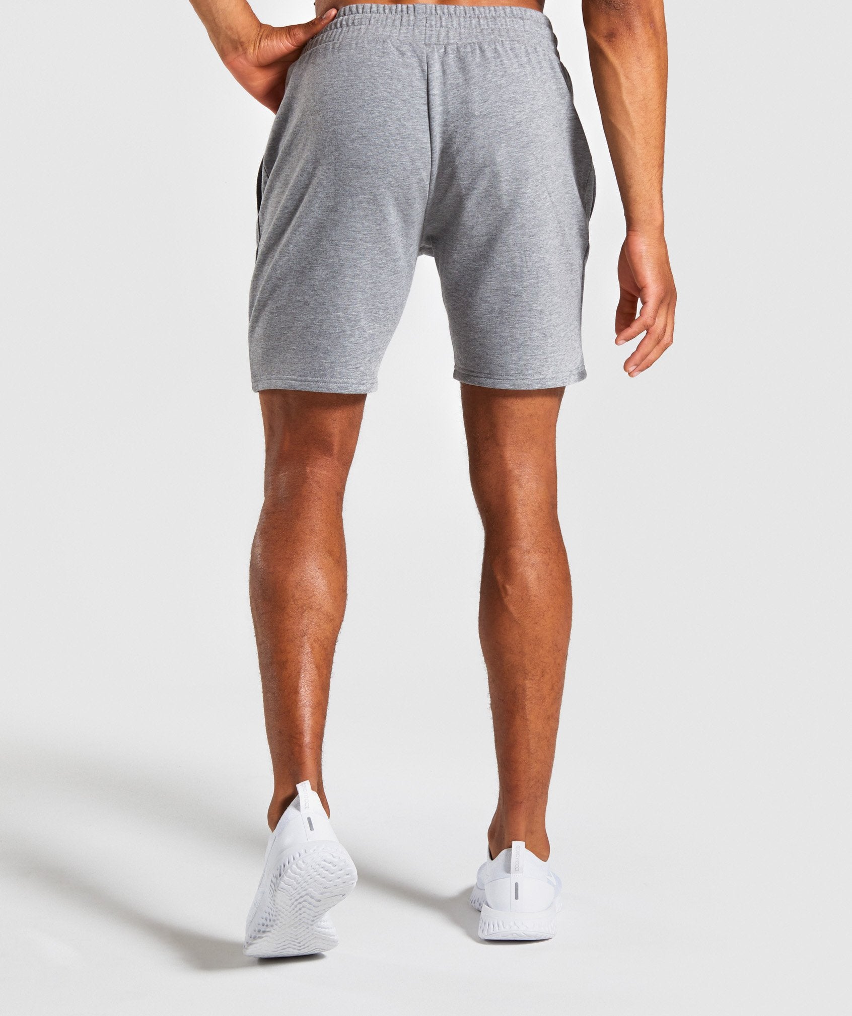 Contrast Shorts in Grey - view 2