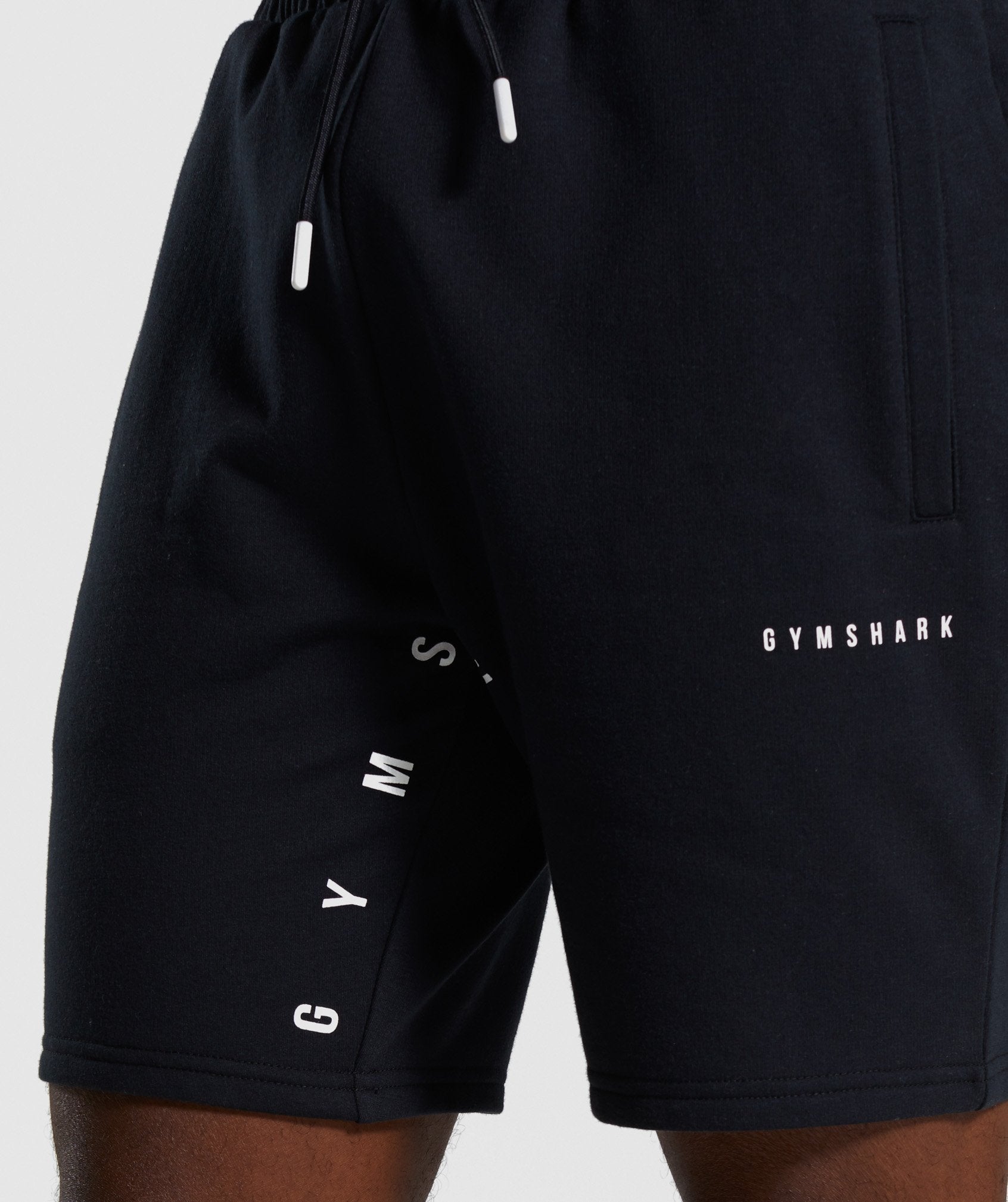 Contrast Shorts in Black - view 5