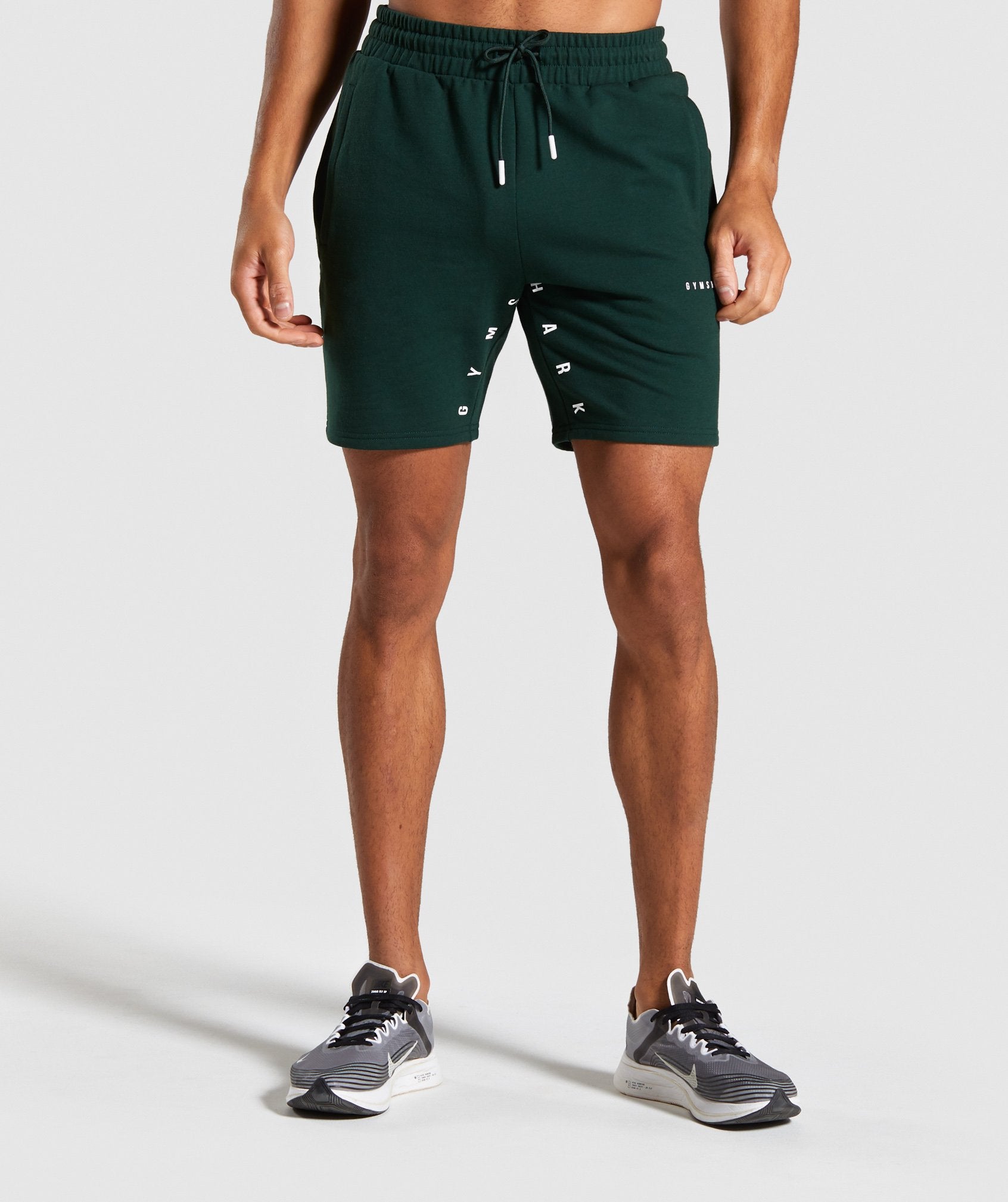 Contrast Shorts in Green - view 1