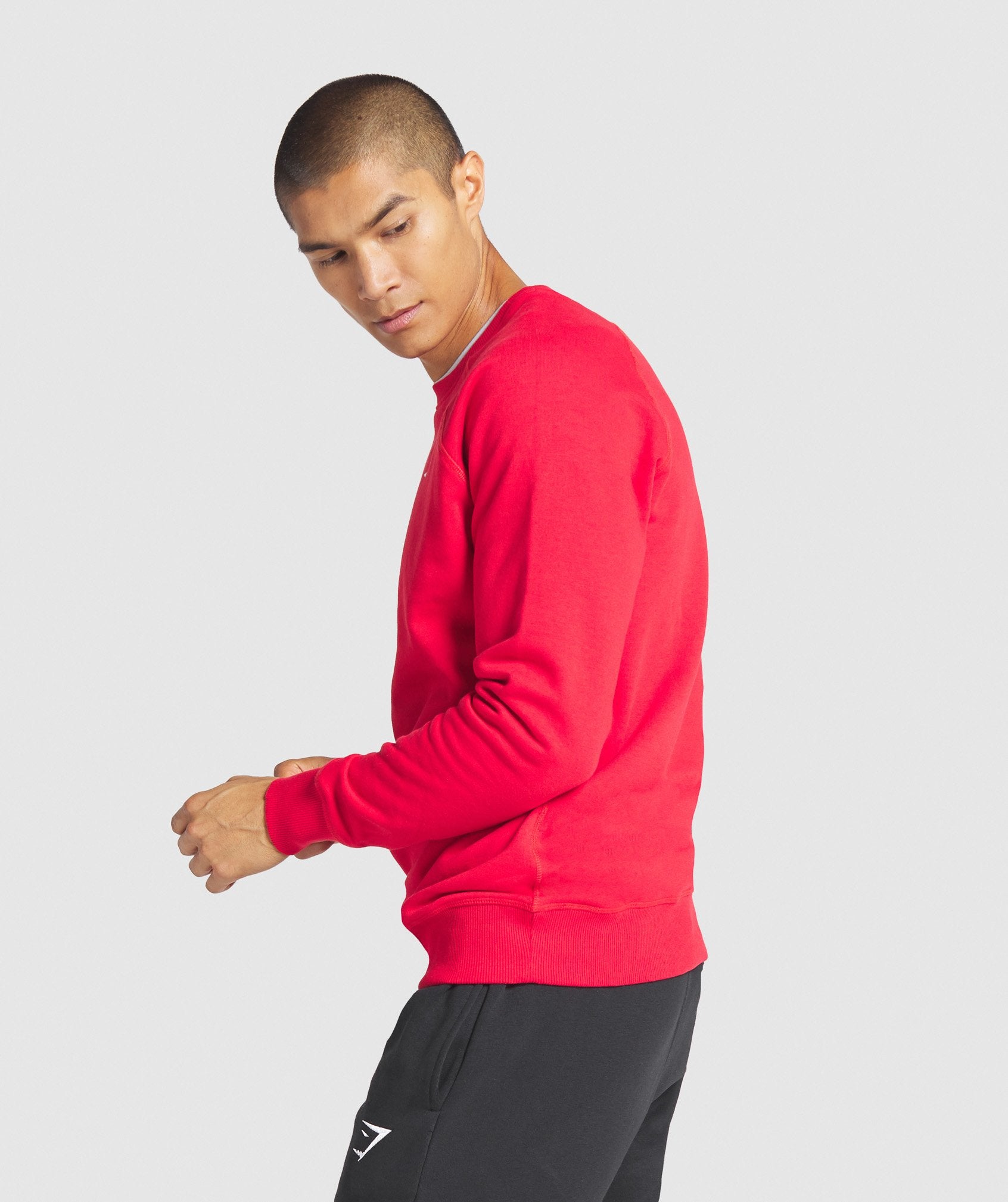 Crest Sweatshirt in Red - view 4