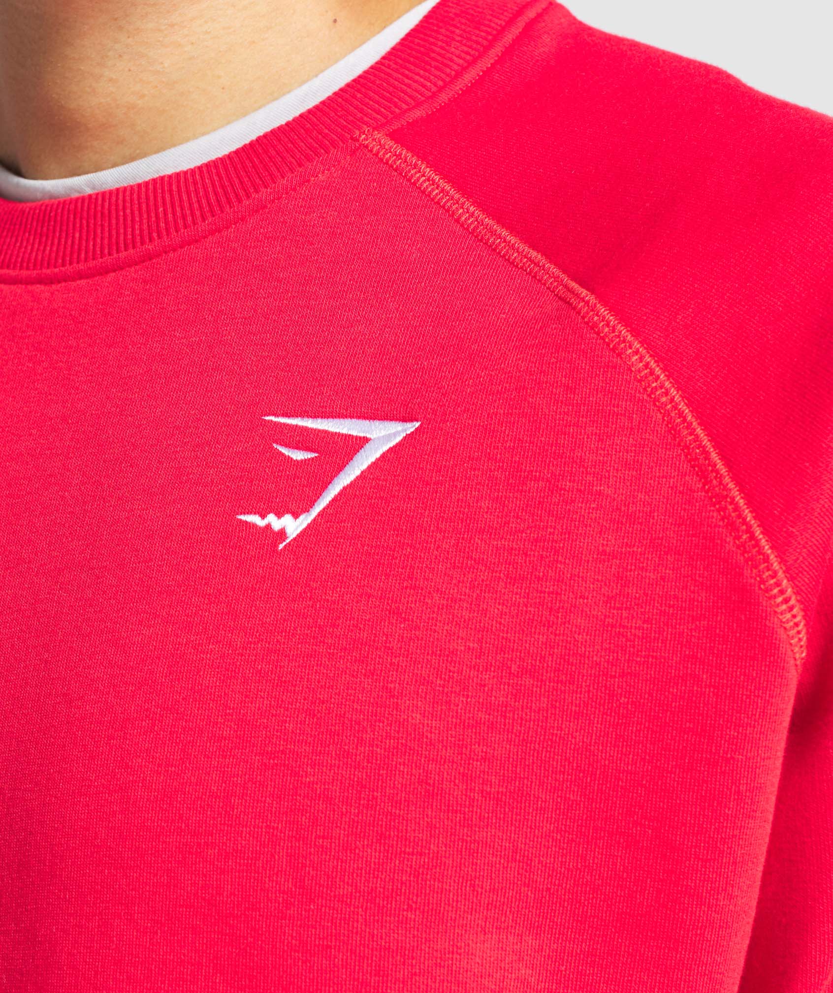 Crest Sweatshirt in Red - view 7