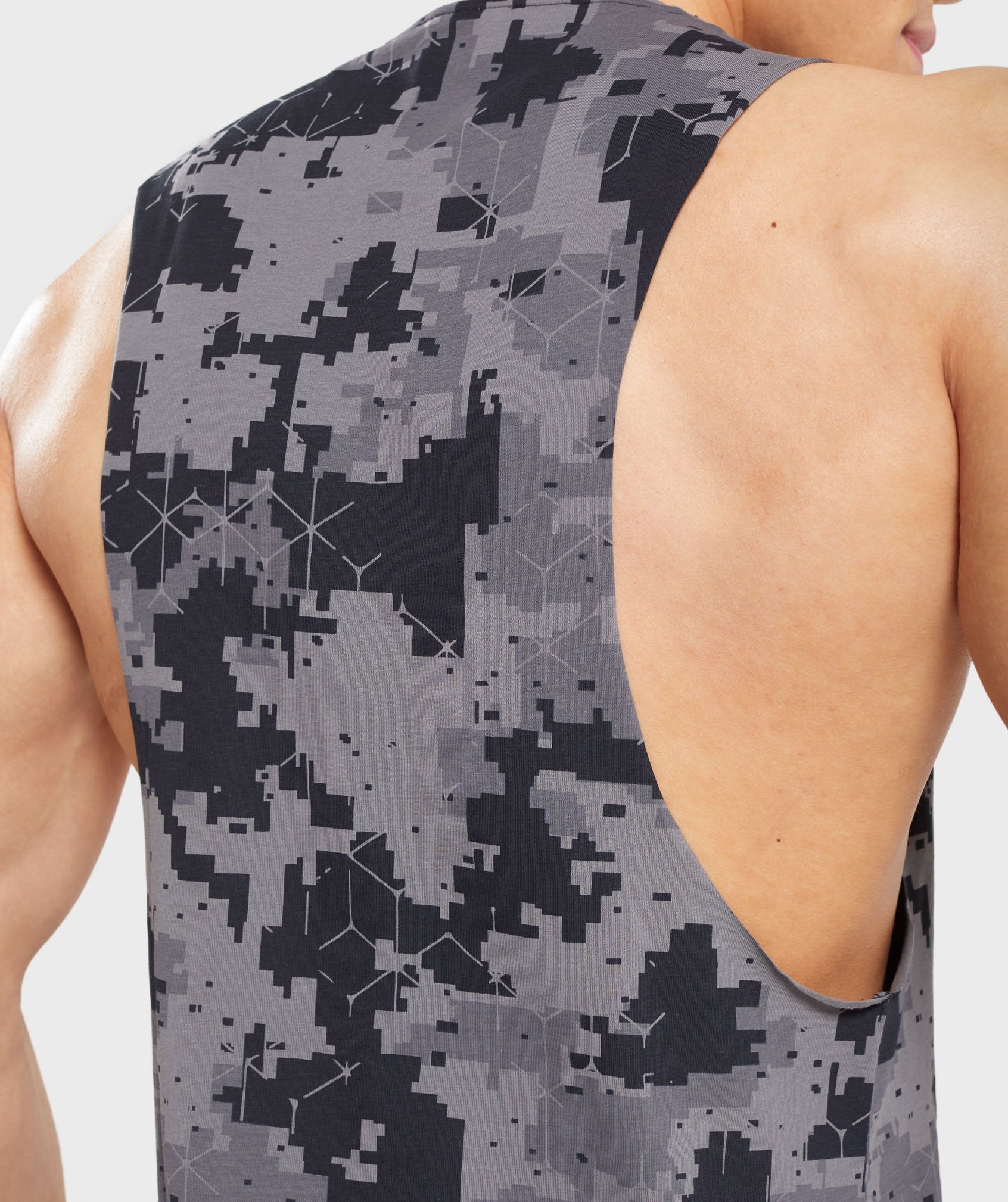 Critical Drop Armhole Tank in Camo Print