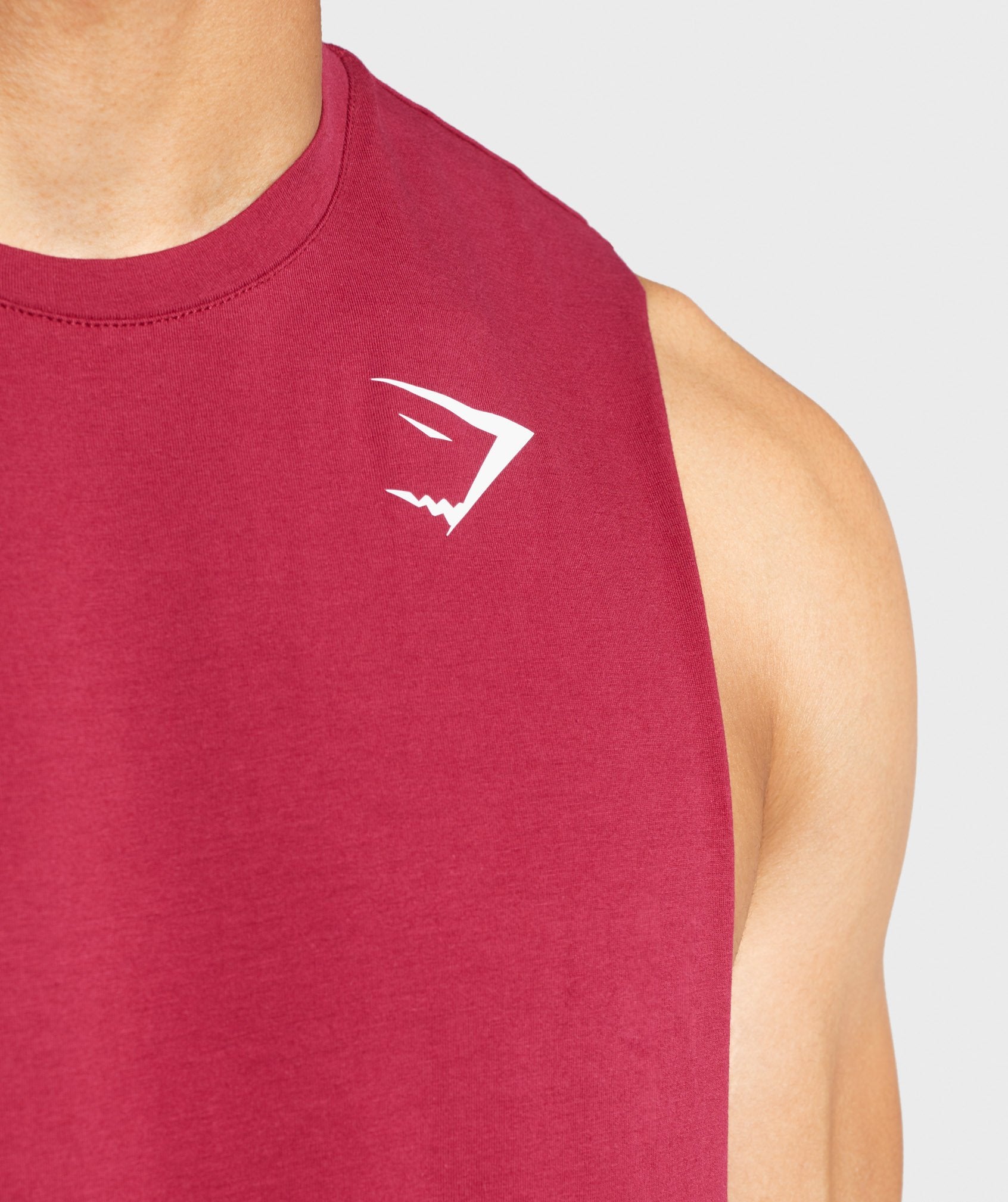 Critical Drop Armhole Tank in Claret - view 5