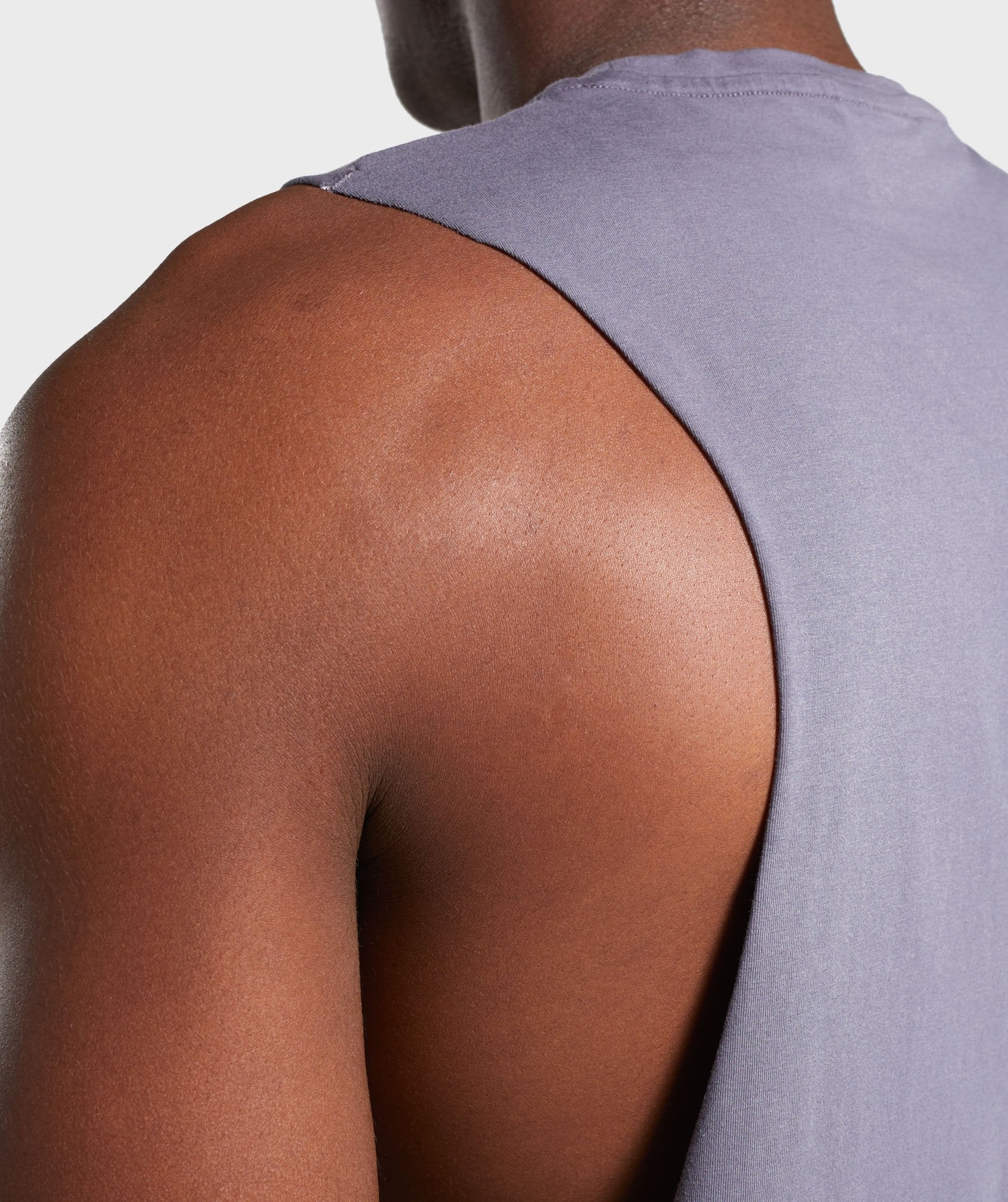 Critical Drop Armhole Tank in Slate Grey