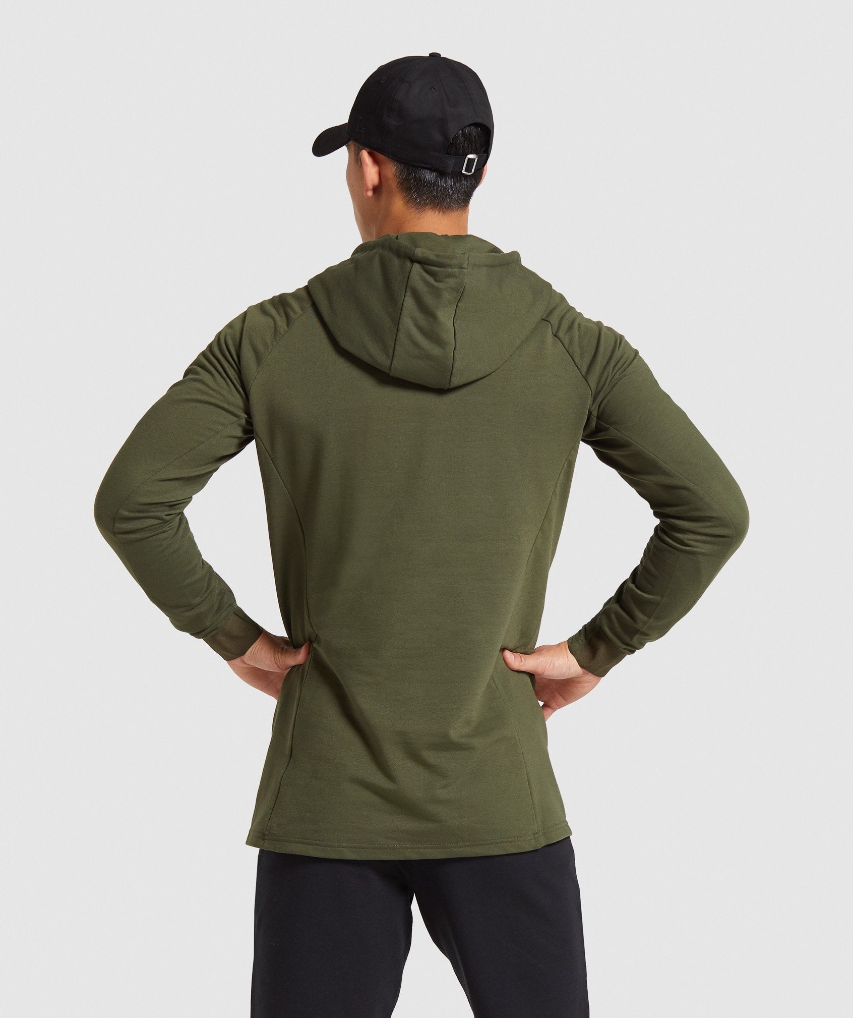 Gymshark Critical Hoodie - Dark Green Image B