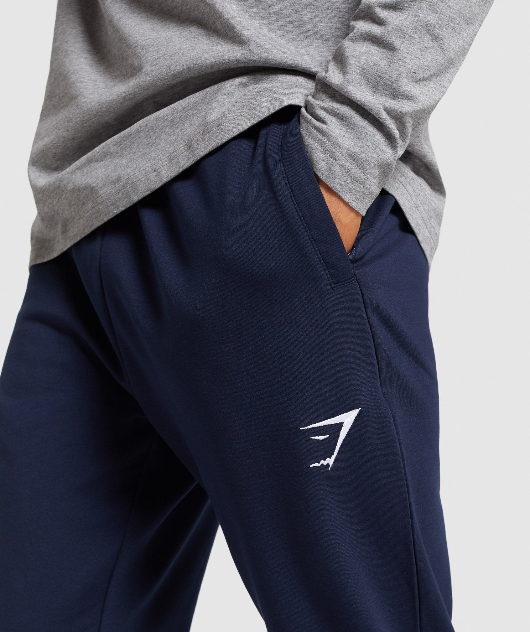 Gymshark Critical Zip Joggers - Dark Blue Image D1