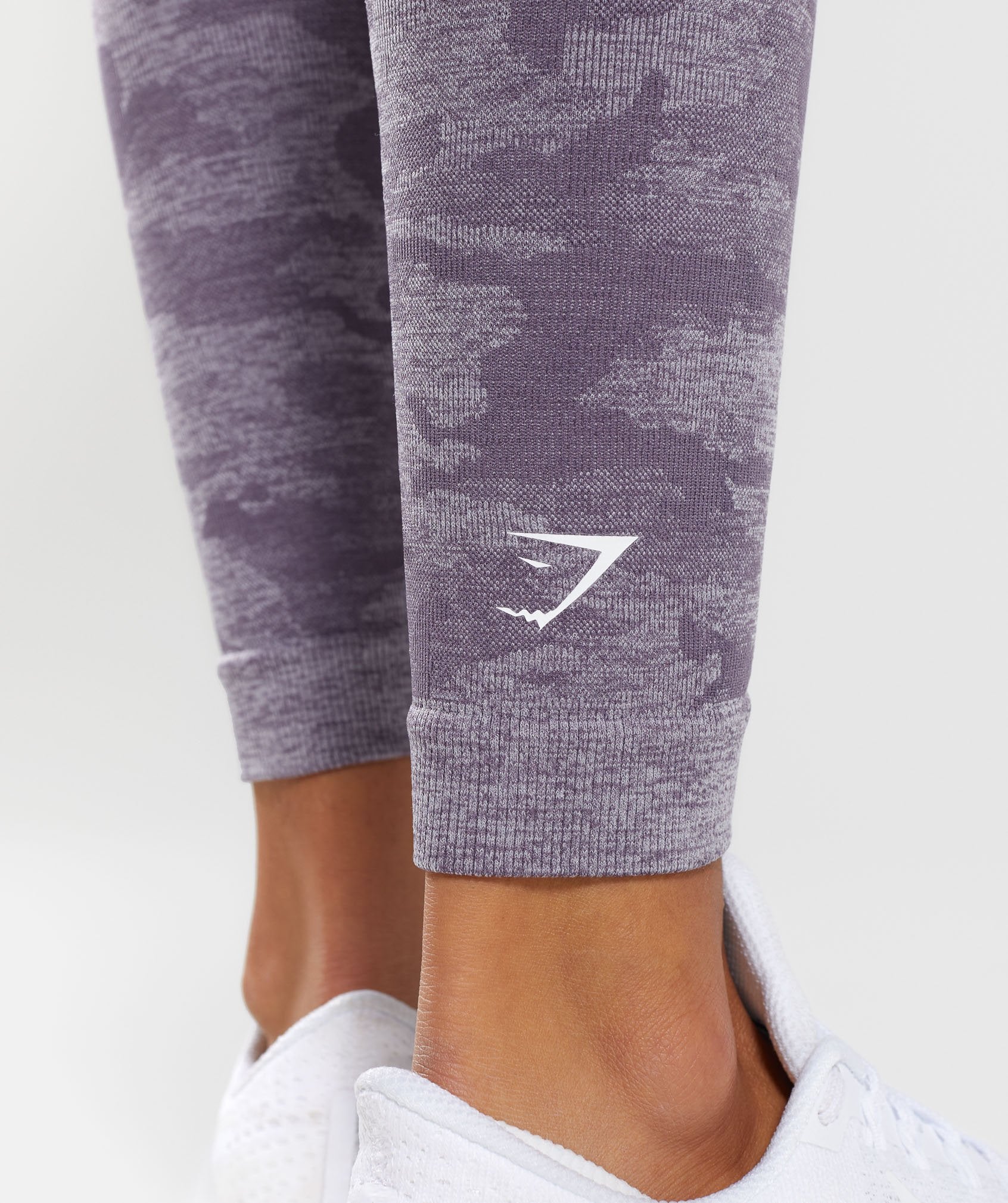 Camo Seamless Leggings in Lavender Grey - view 6