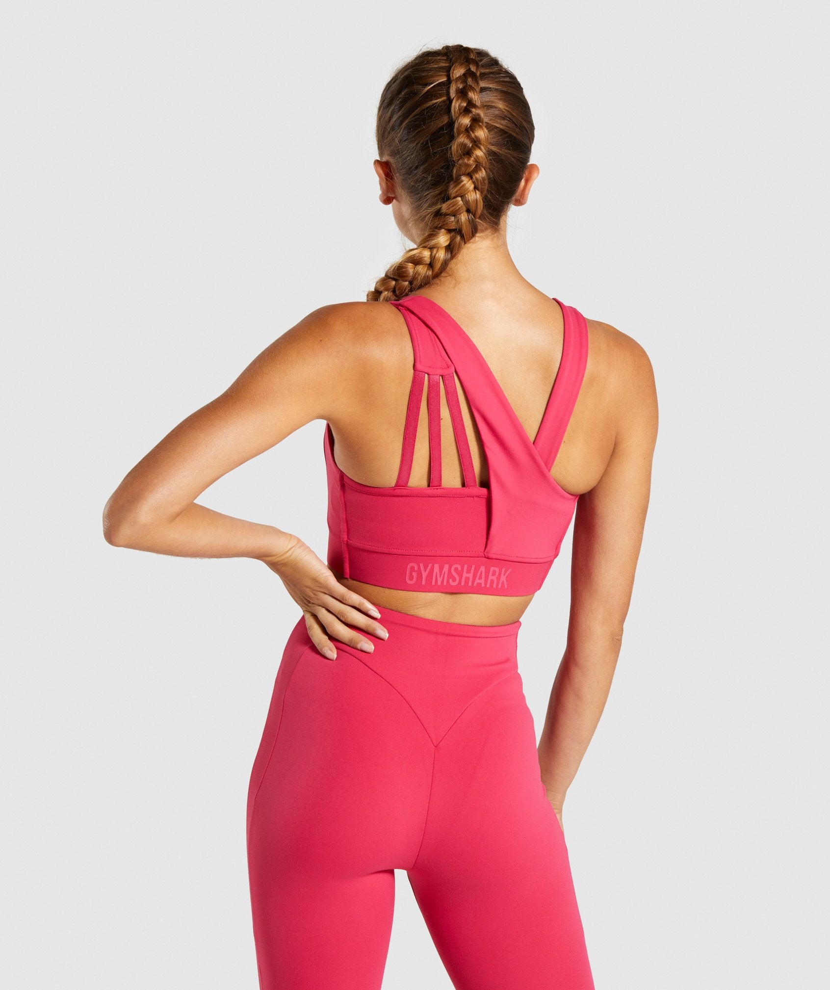 Captivate Sports Bra in Fuchsia - view 2