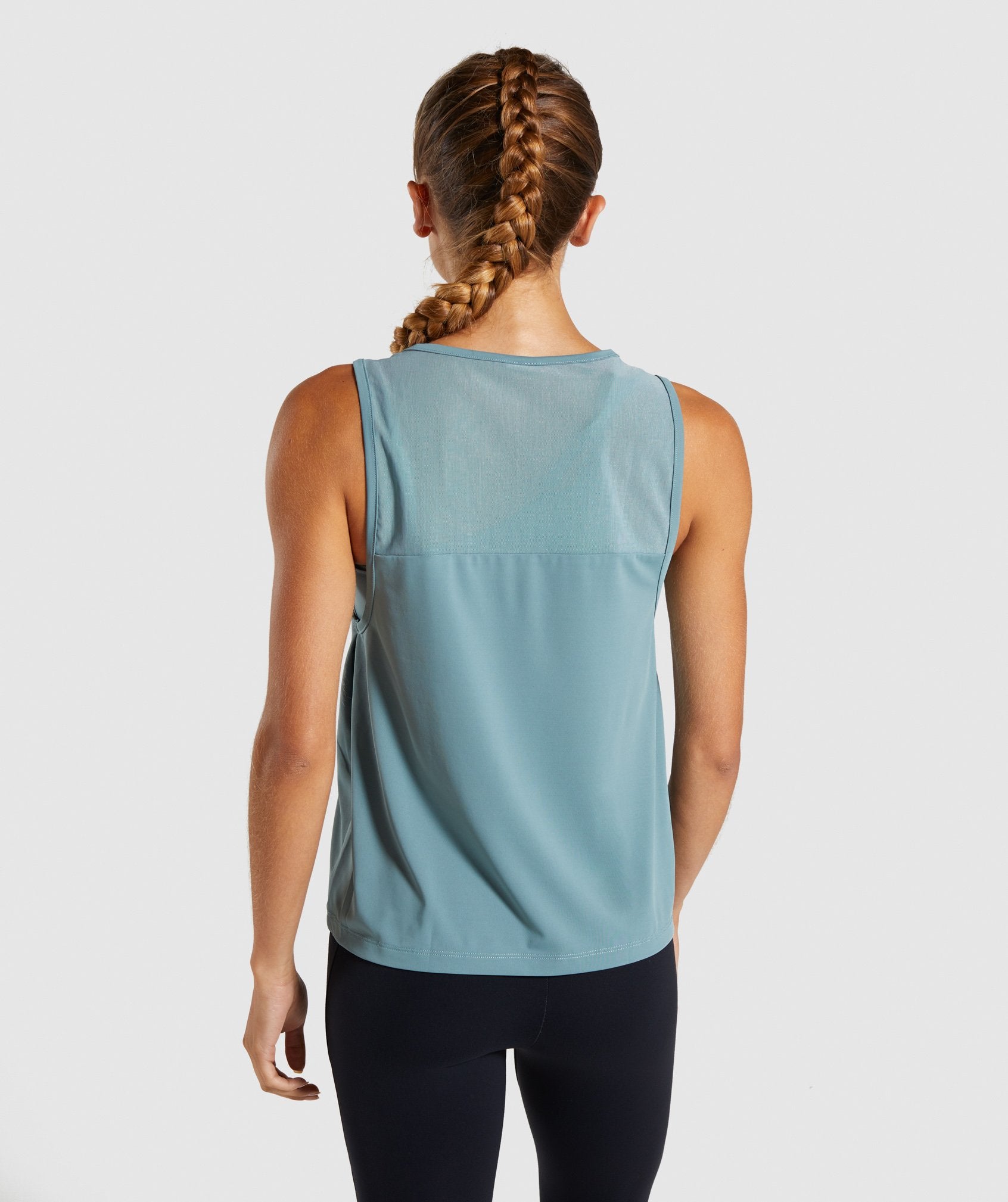 Captivate Two in One Tank in Turquoise - view 2