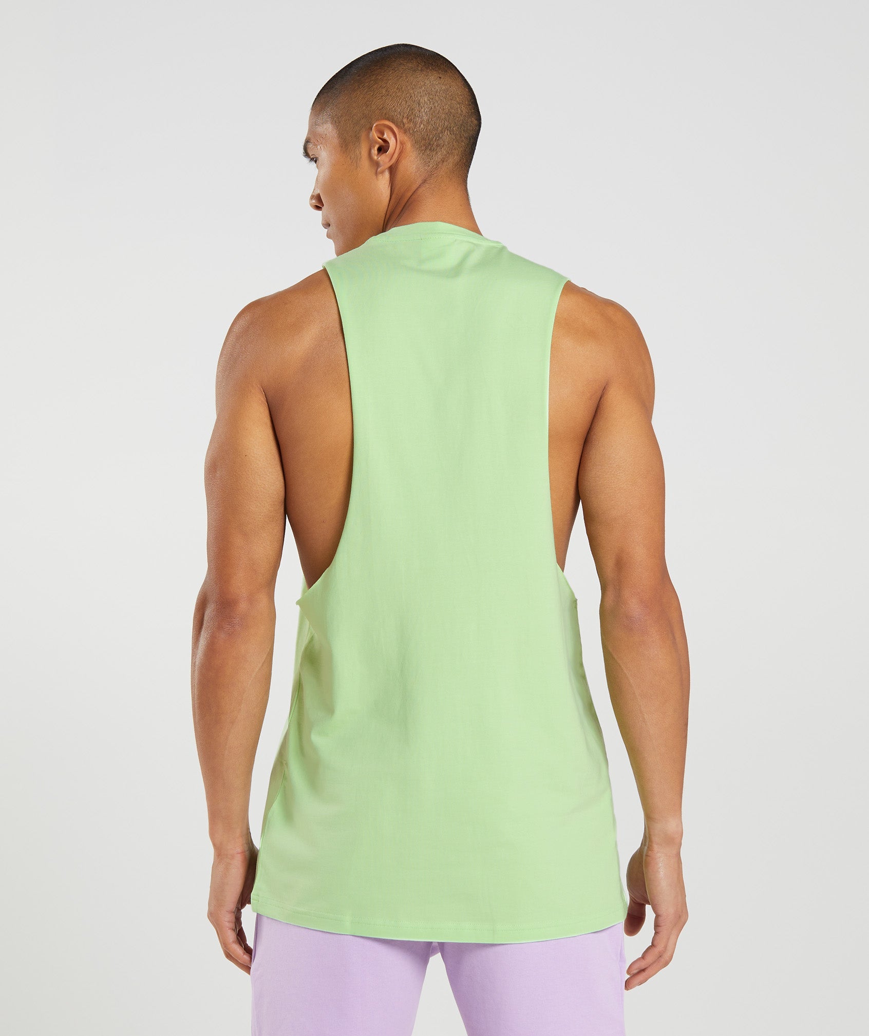 Bubble Print Drop Arm Tank in Bali Green - view 2