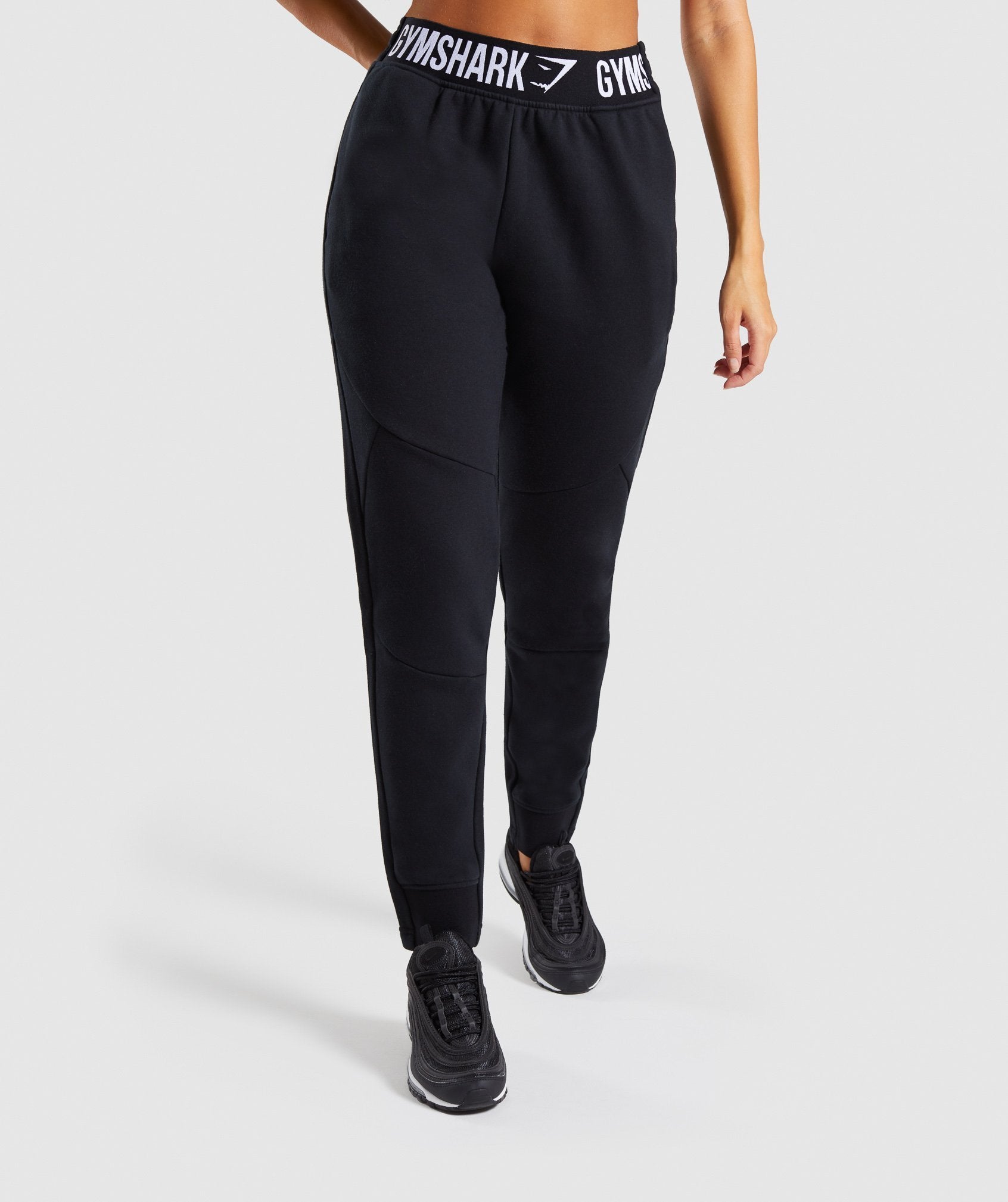 Comfy Tracksuit Bottoms in Black - view 1