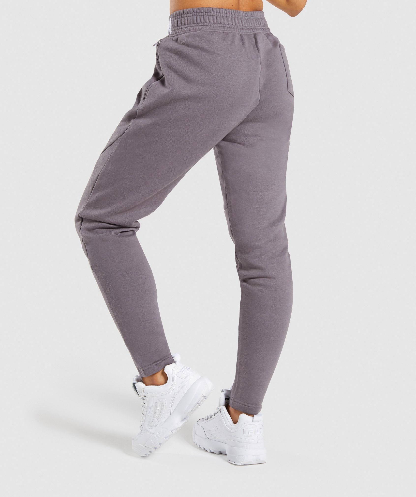 Comfy Tracksuit Bottoms in Slate Lavender - view 2