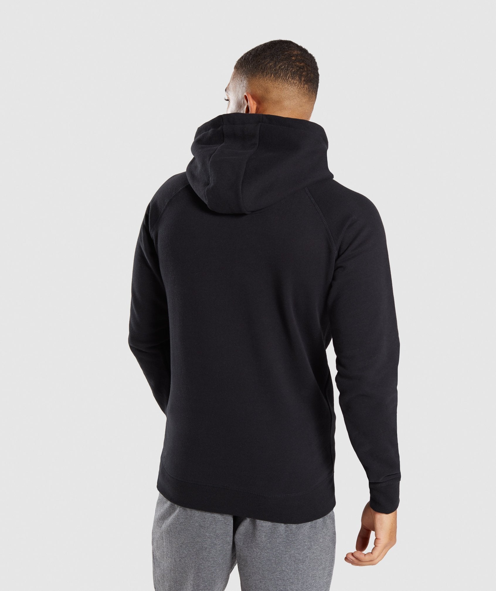 Crest Hoodie in Black - view 2