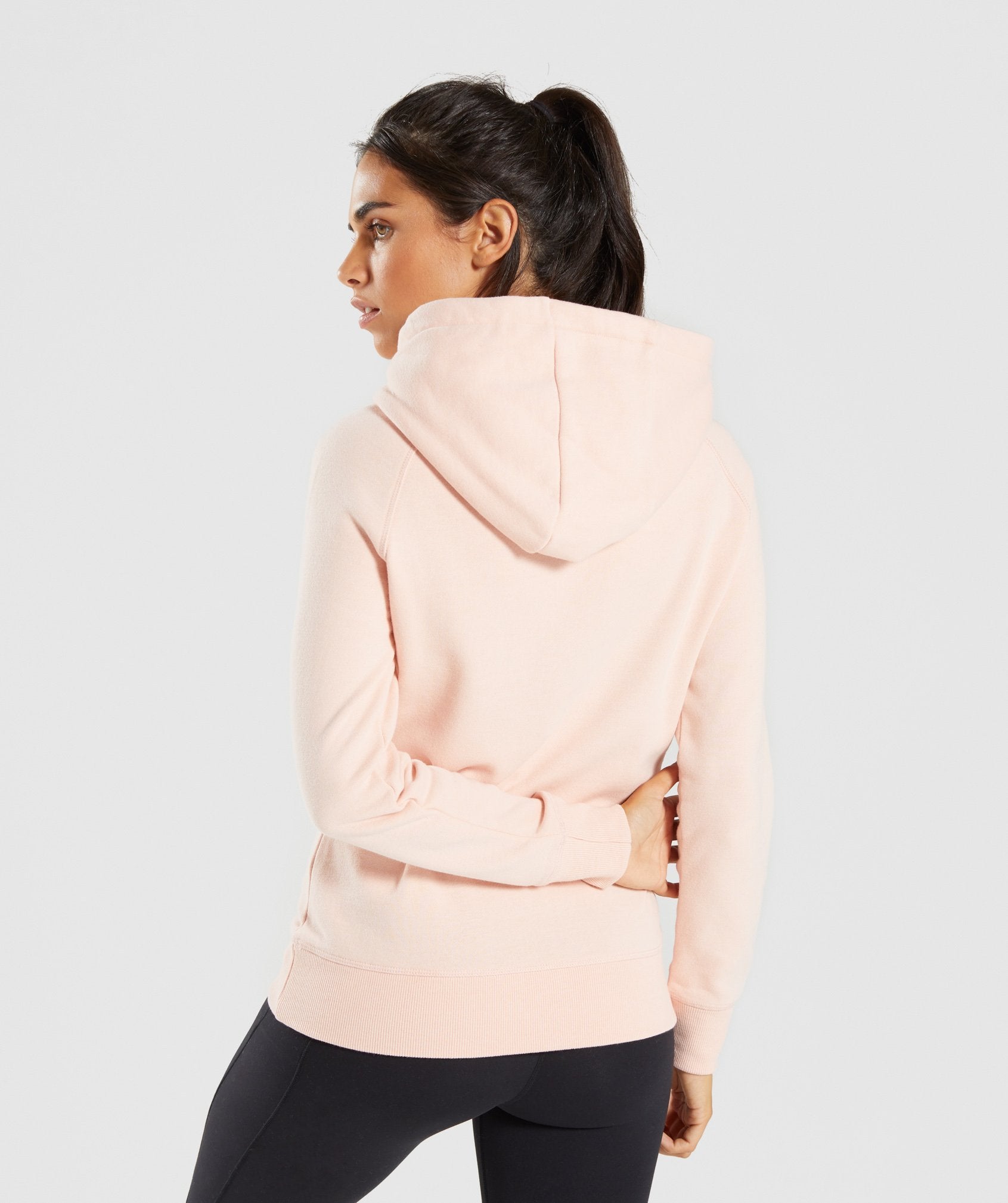 Women's Crest Hoodie in Blush Nude - view 2