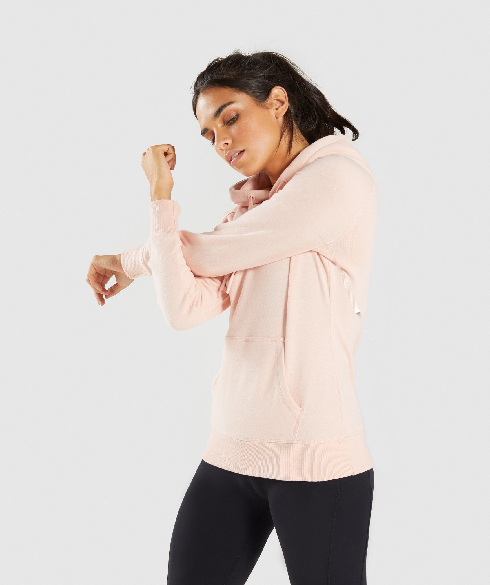 Women's Crest Hoodie in Blush Nude - view 3