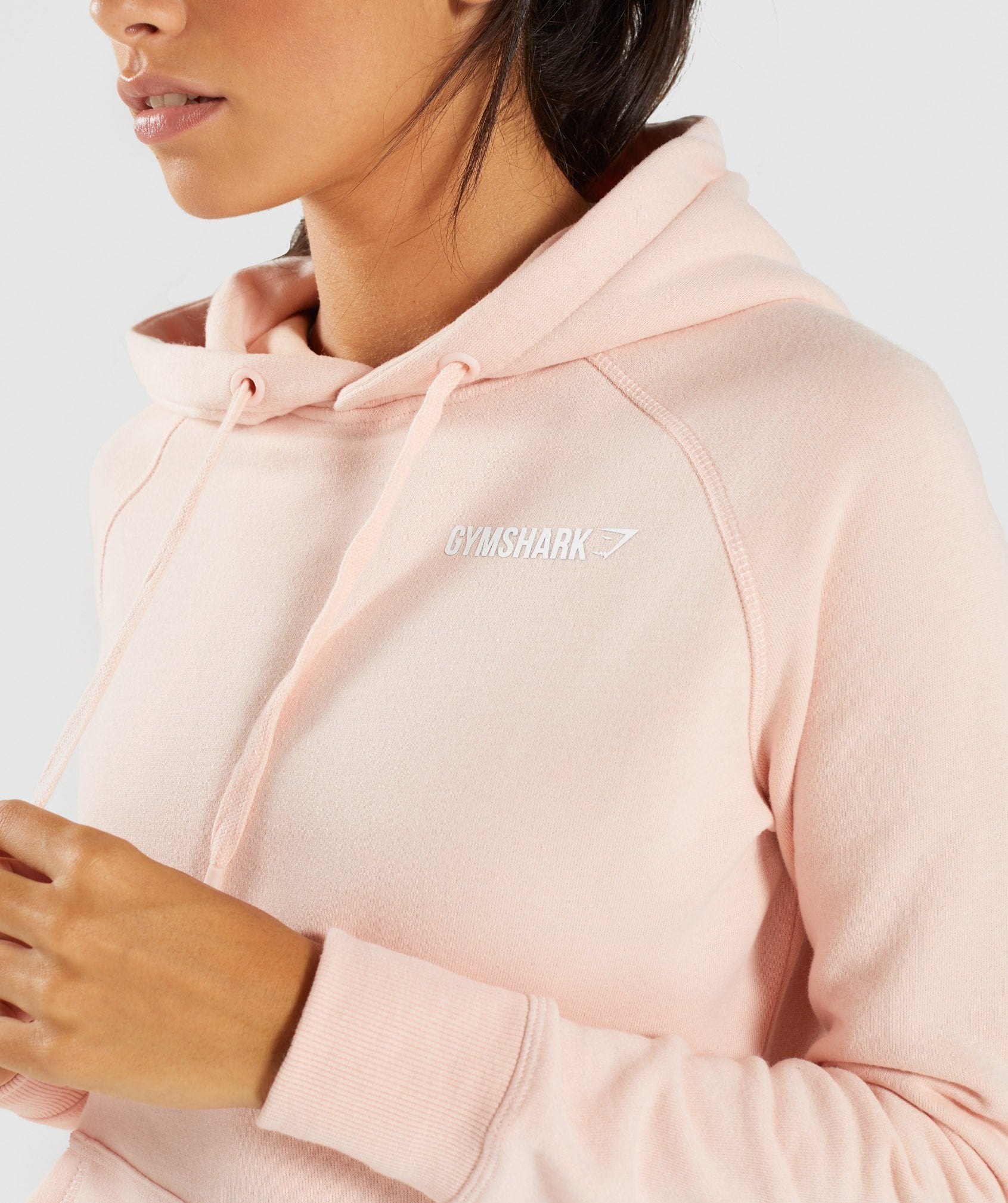 Women's Crest Hoodie in Blush Nude - view 4