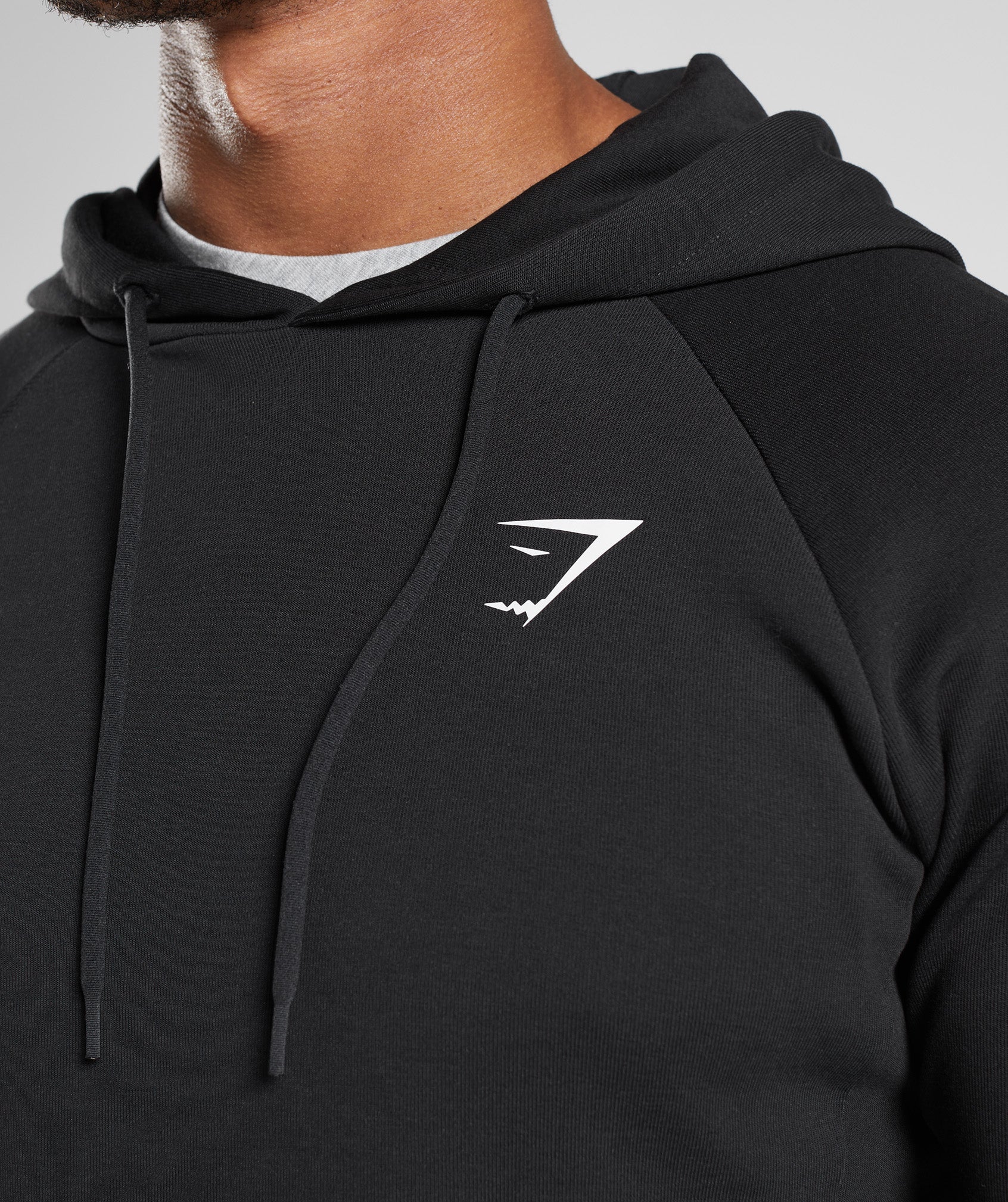 React Hoodie in Black - view 5