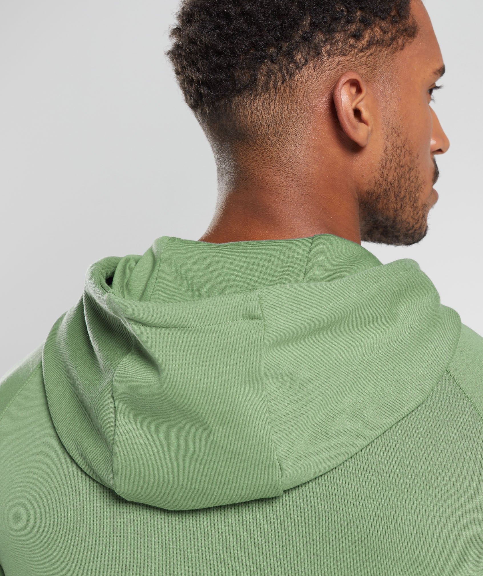 React Hoodie in Tea Green - view 4