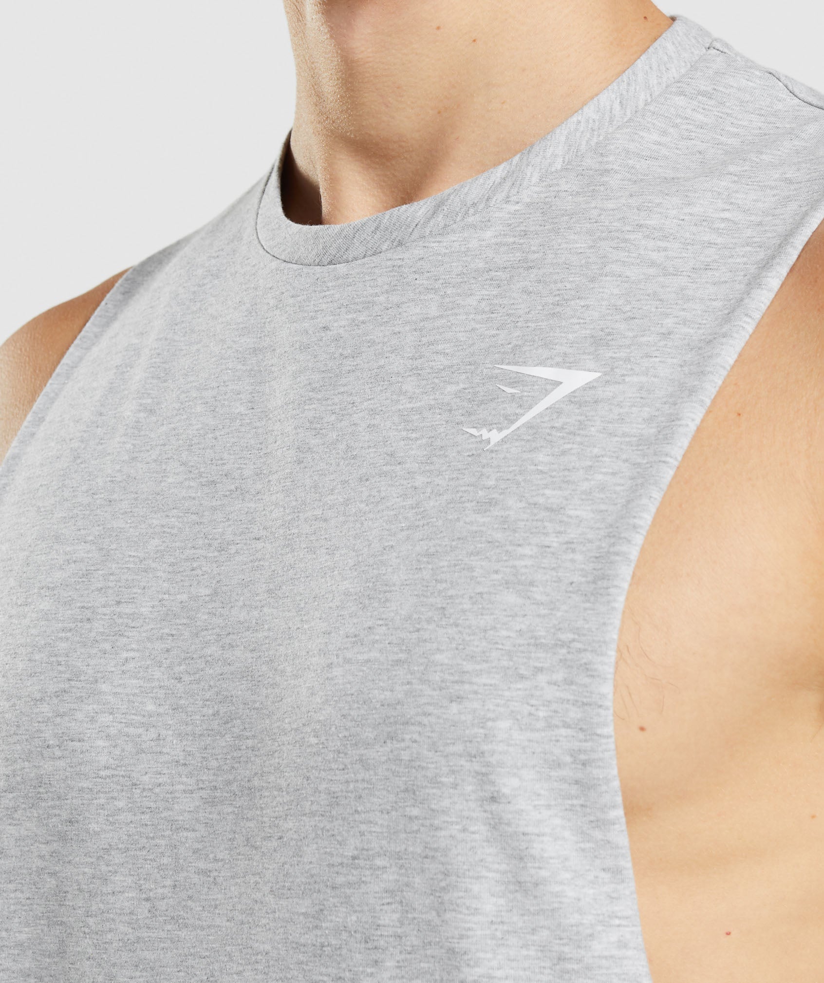 Critical 2.0 Drop Arm Tank in Light Grey Marl - view 7