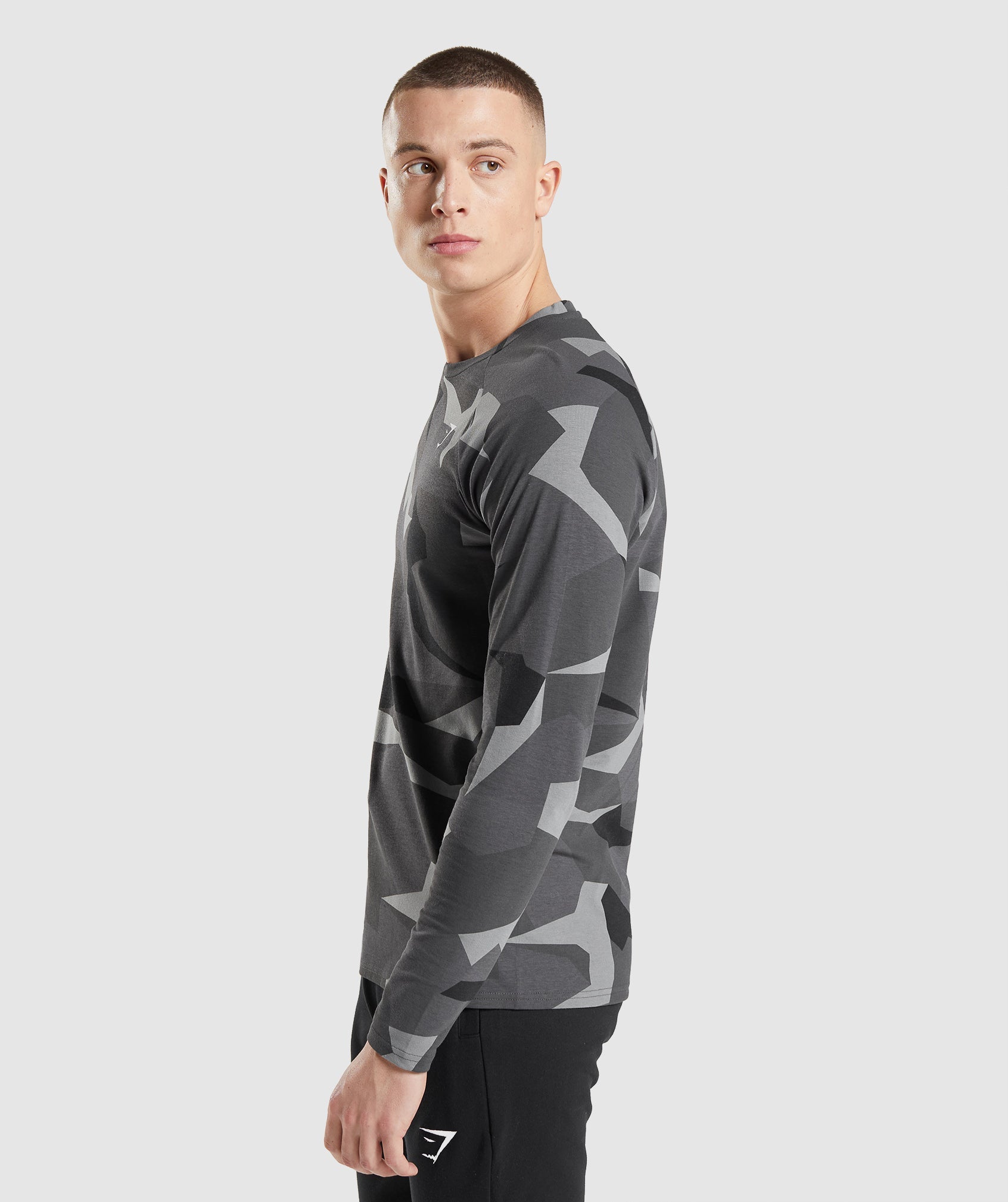 Critical Long Sleeve T-Shirt in Black Print - view 3