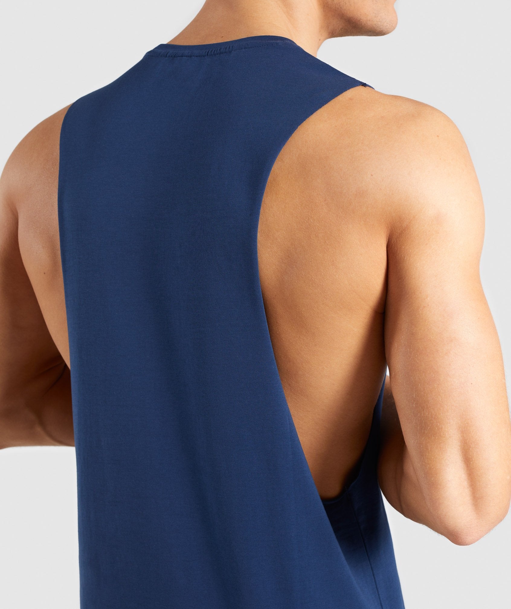 Critical Drop Armhole Tank in Blue - view 6