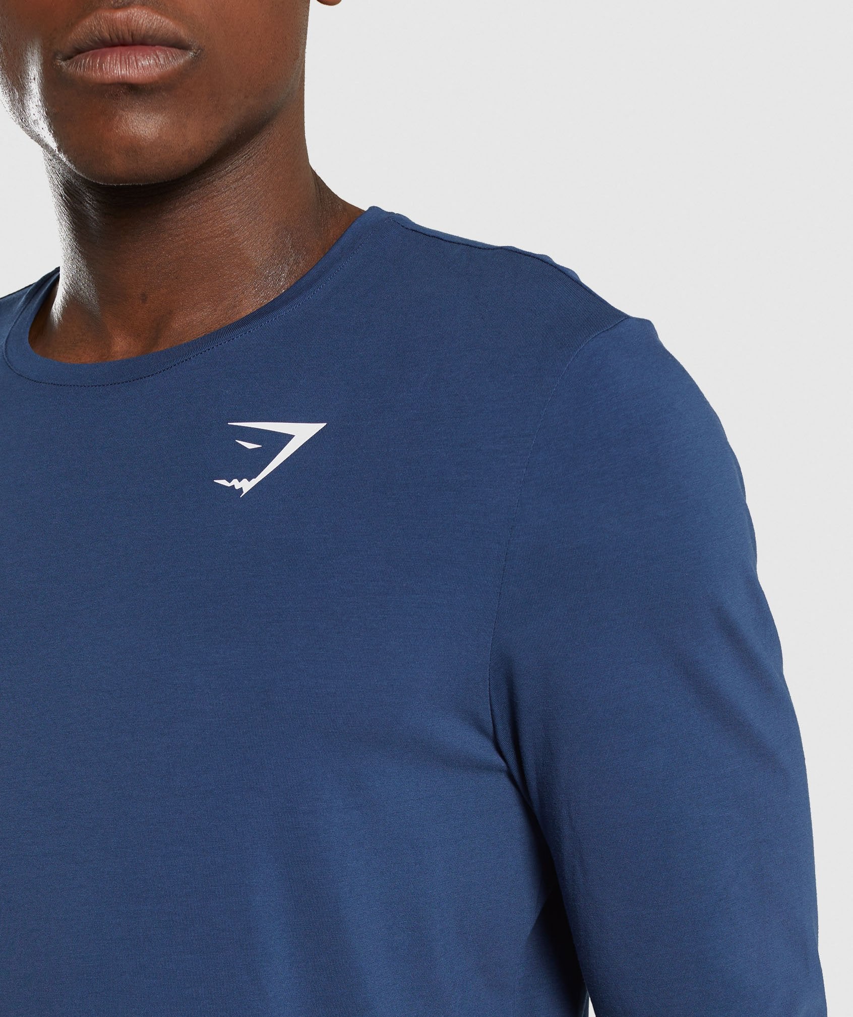 Critical Long Sleeve T-Shirt in Blue - view 5