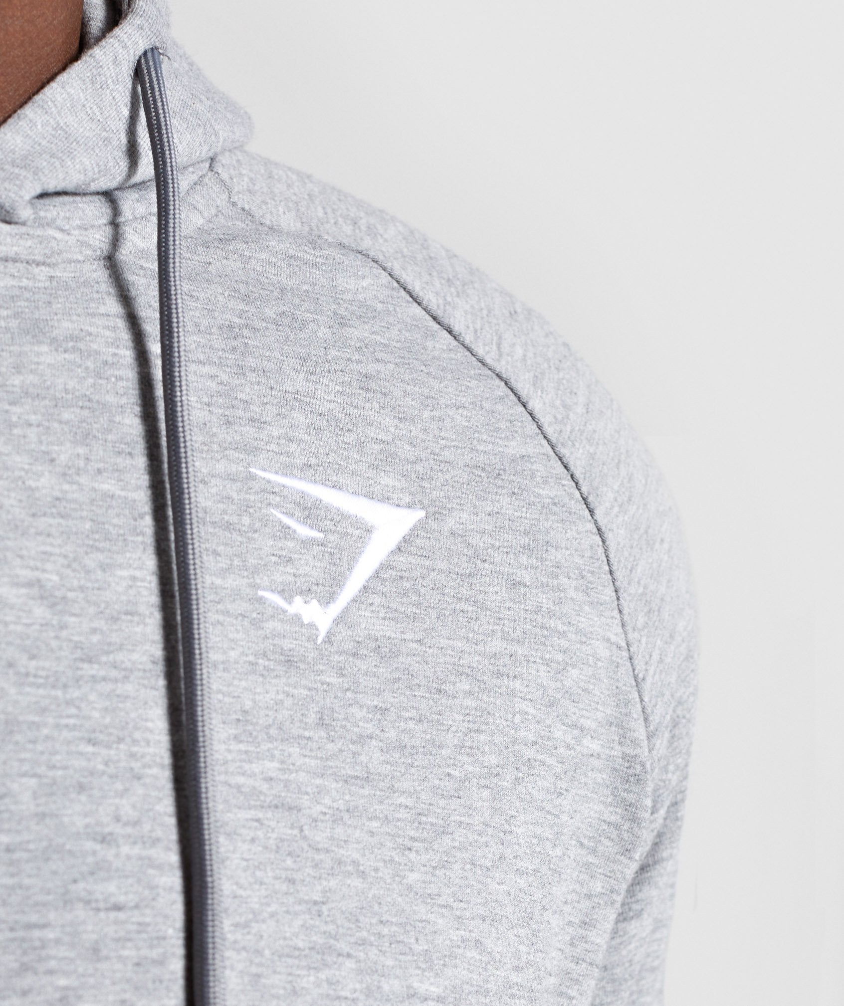 Critical Zip Hoodie in Grey Marl - view 6