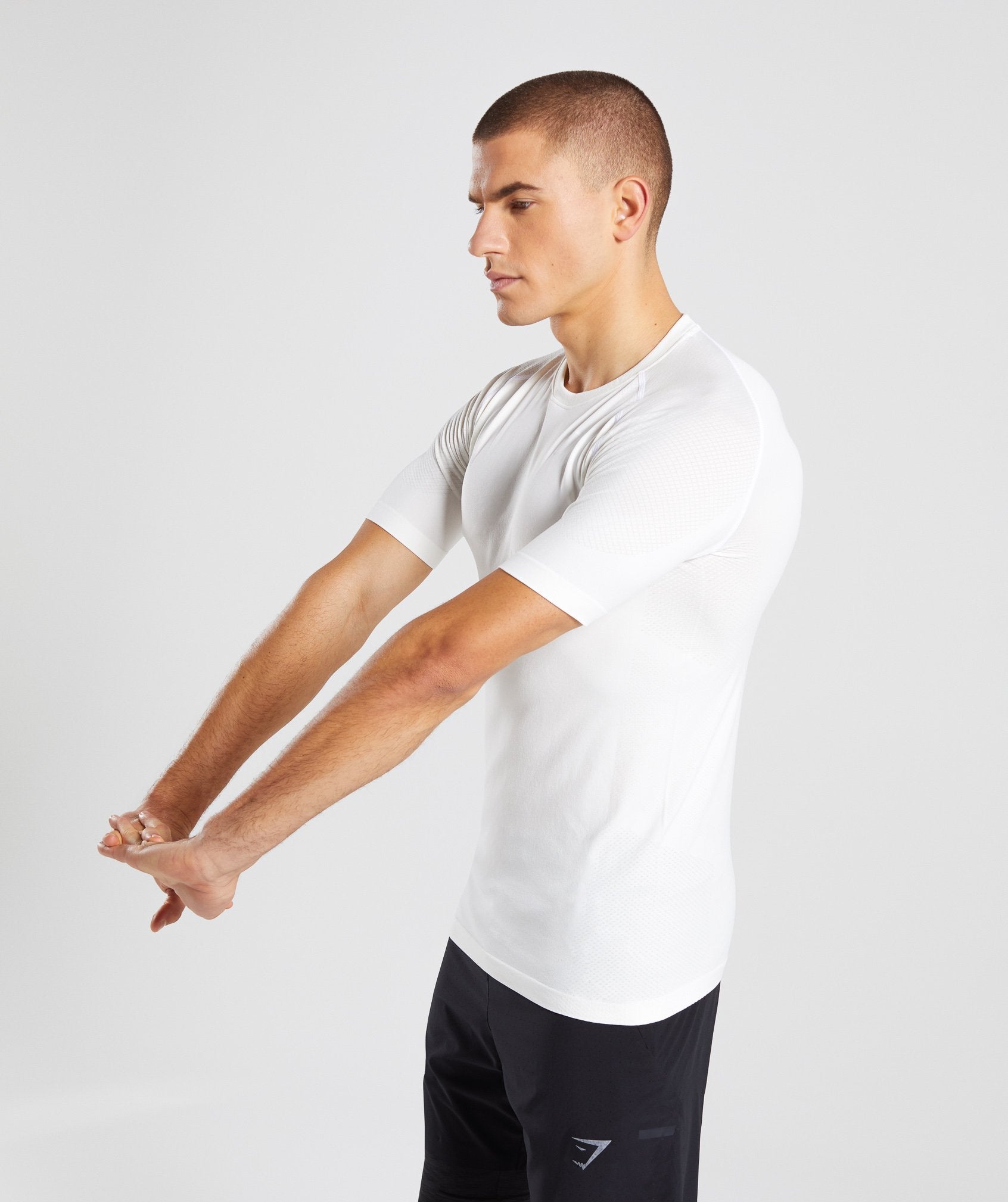 Define Seamless T-Shirt in White - view 3