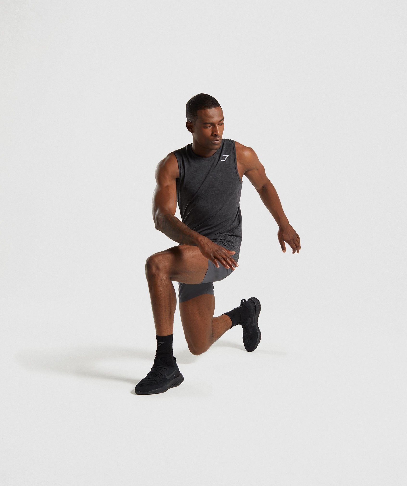 Define Seamless Tank in Black Marl - view 4