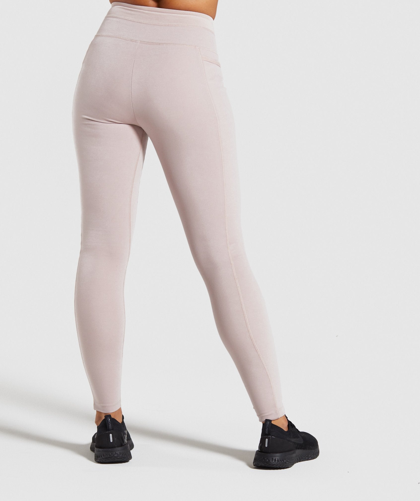 Dreamy Mesh Leggings in Taupe