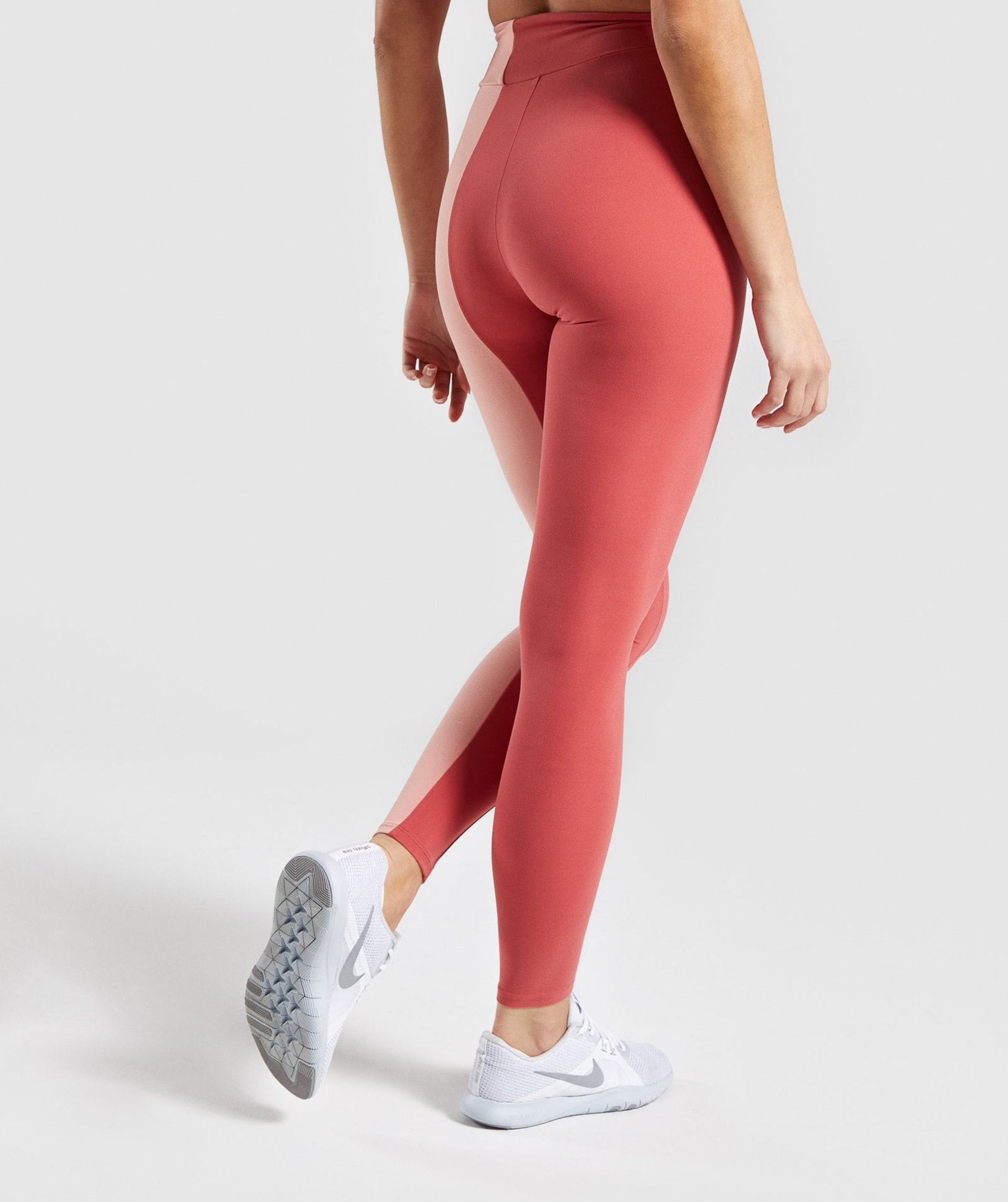 Duo Leggings in Brick Red/Peach - view 2