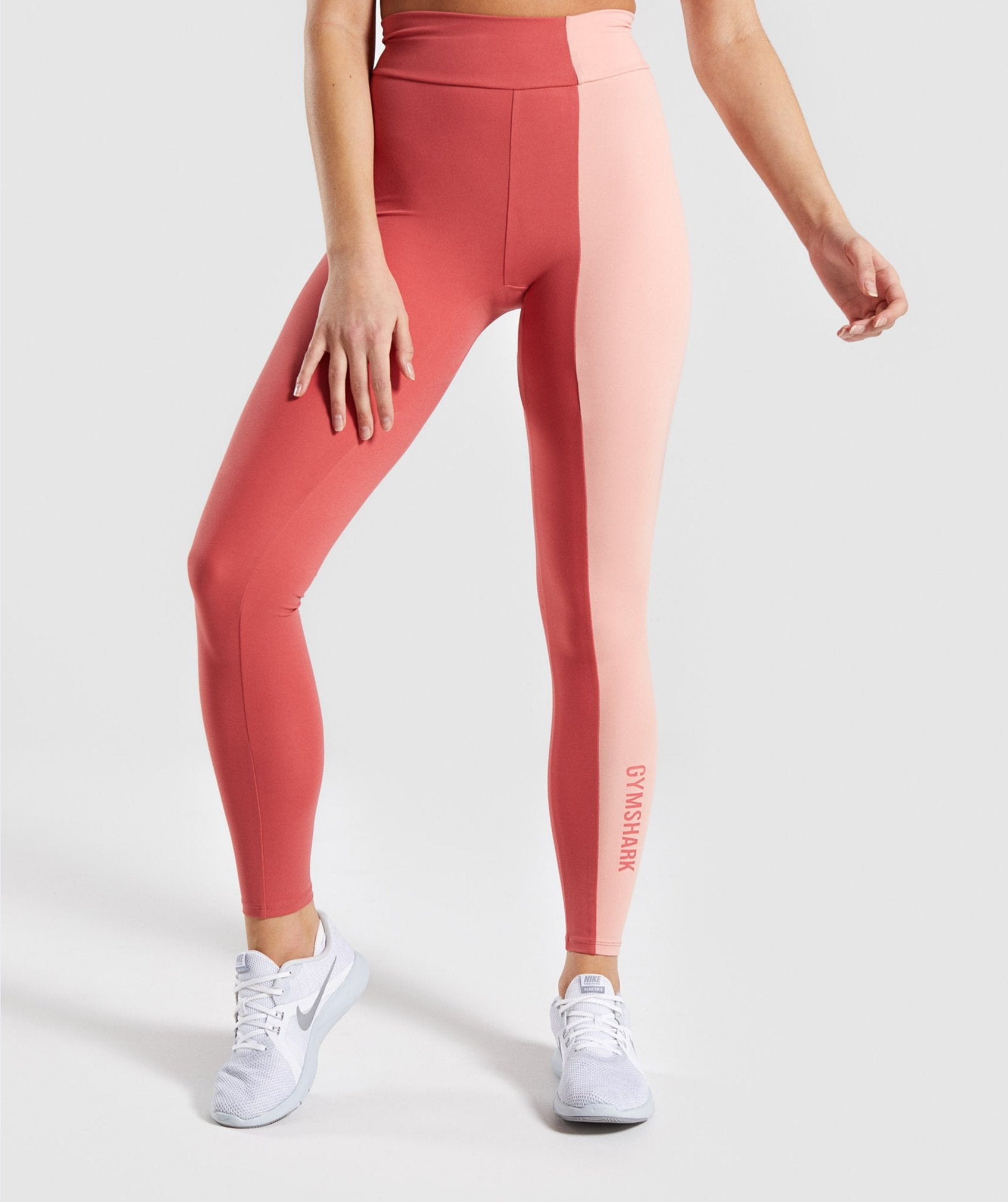 Duo Leggings in Brick Red/Peach - view 3