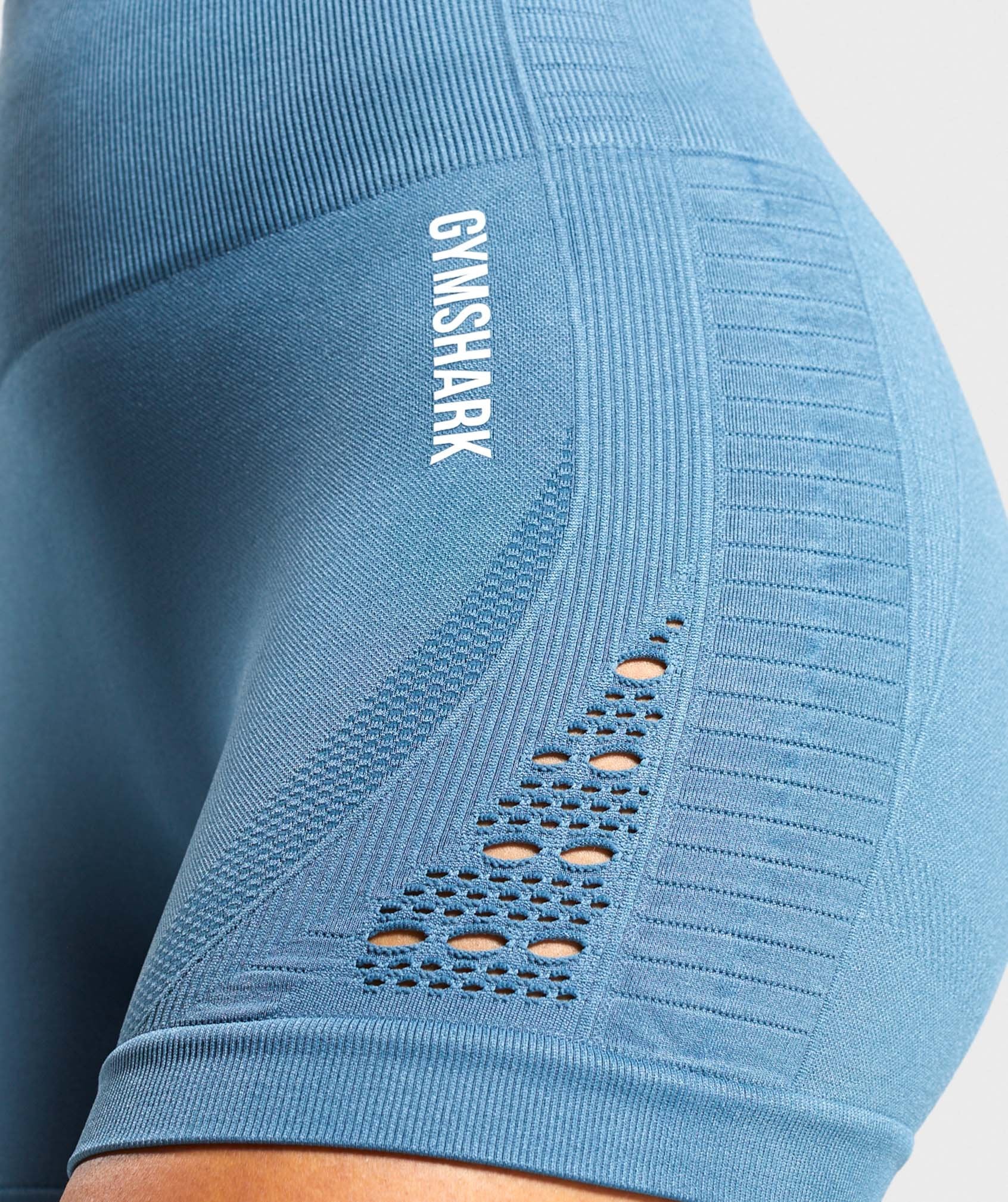 Energy+ Seamless Shorts in Blue Stone