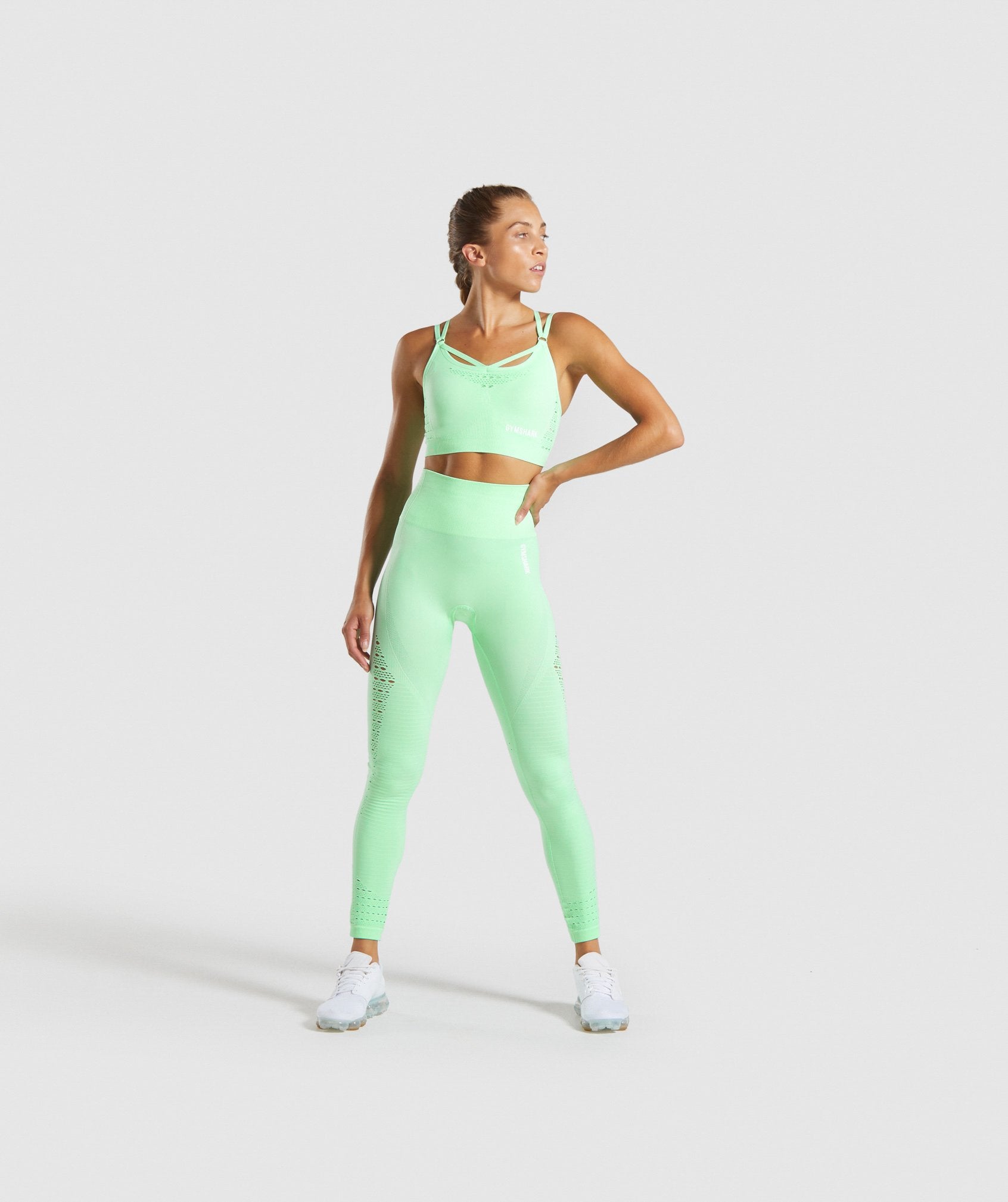 Energy+ Seamless Sports Bra in Mint - view 4