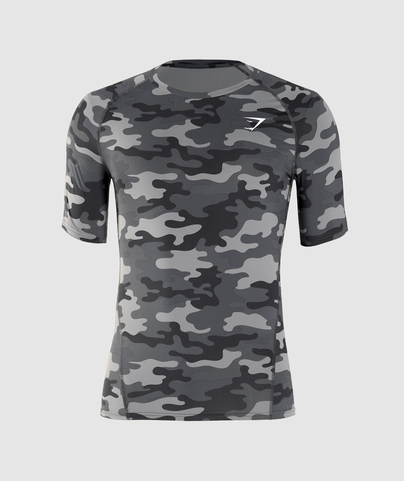 Element Baselayer T-Shirt in Camo Grey Print - view 3