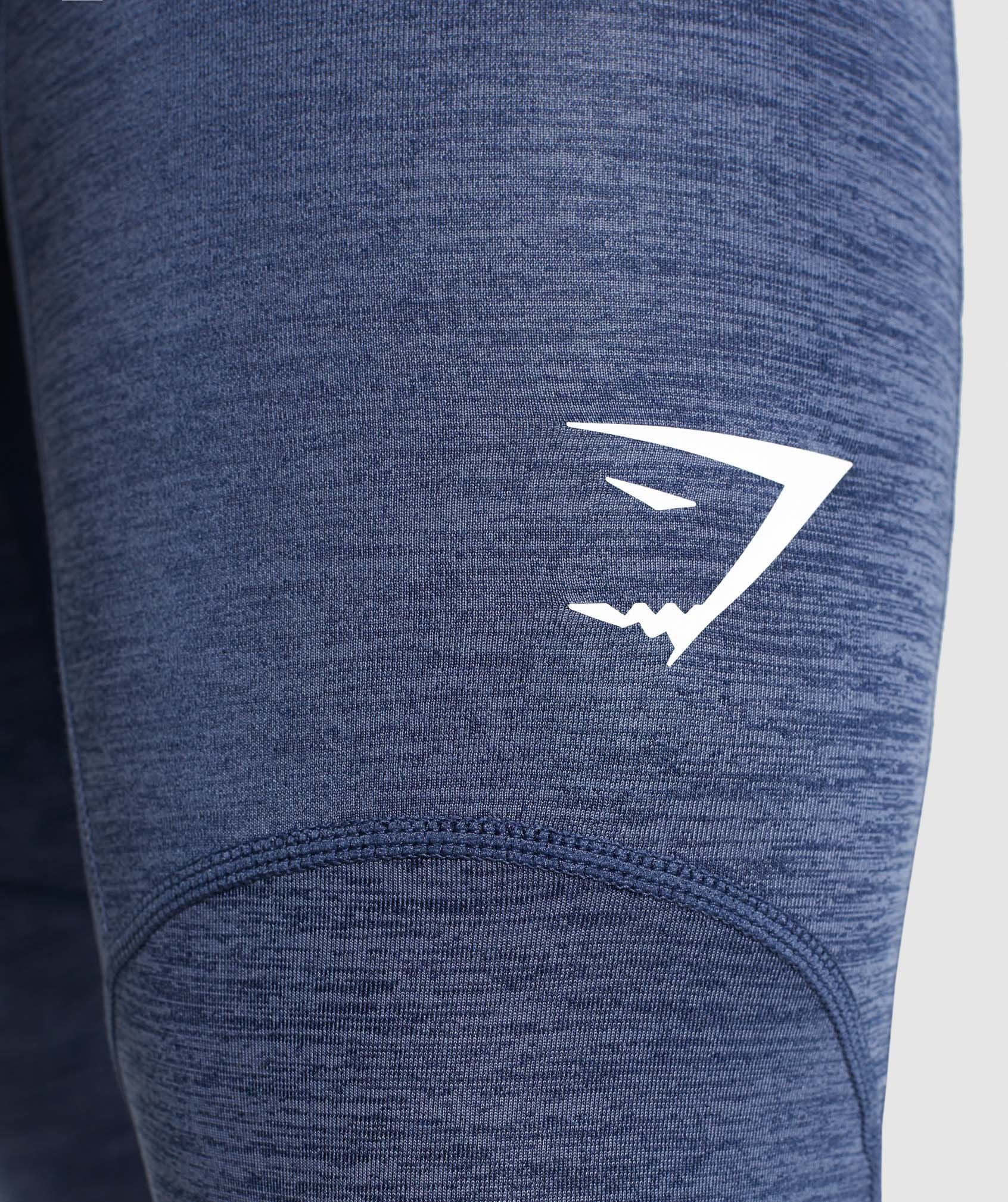 Element+ Baselayer 3/4 Leggings in Sapphire Blue Marl - view 5