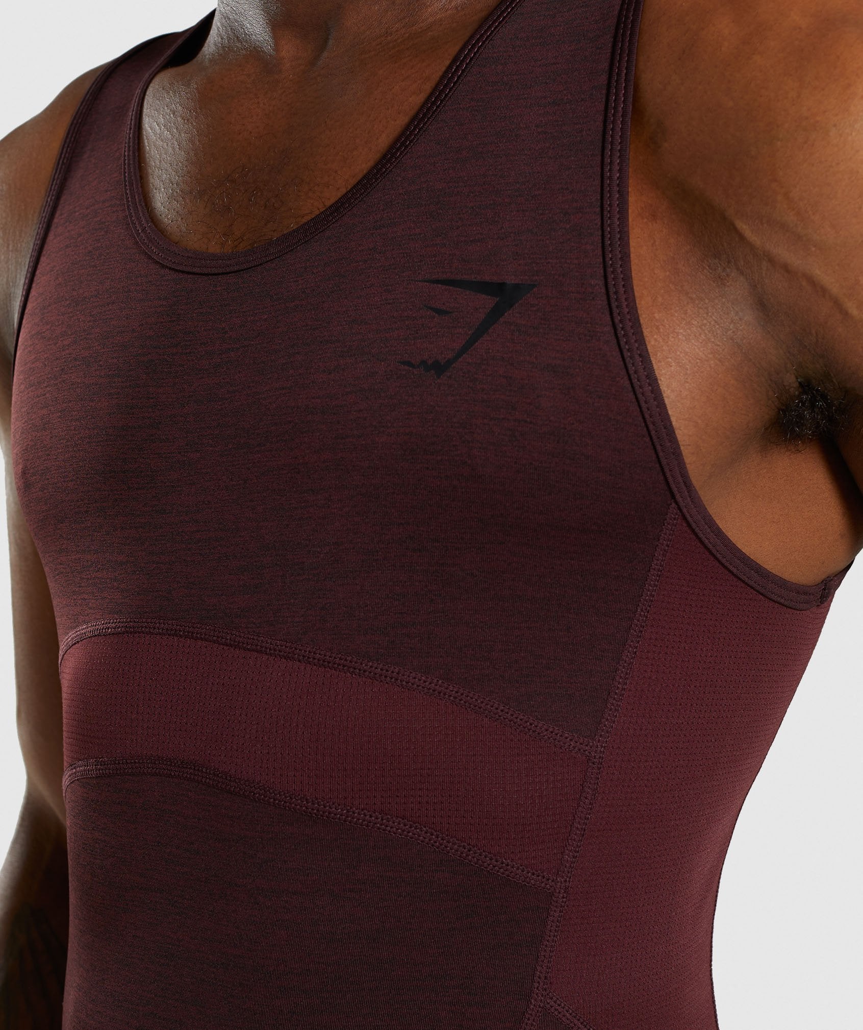 Element+ Baselayer Tank in Ox Red Marl - view 5