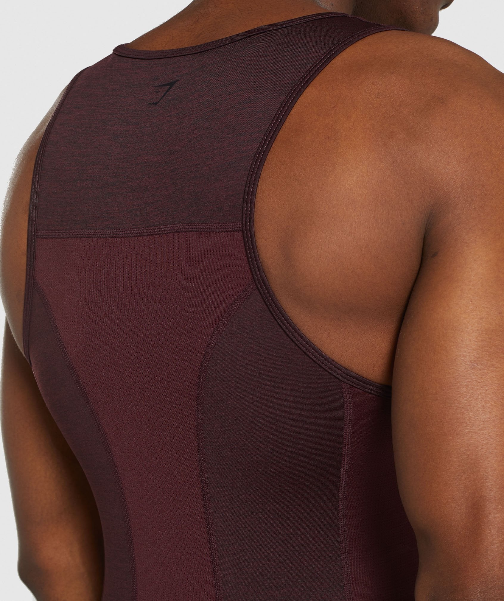Element+ Baselayer Tank in Ox Red Marl - view 6