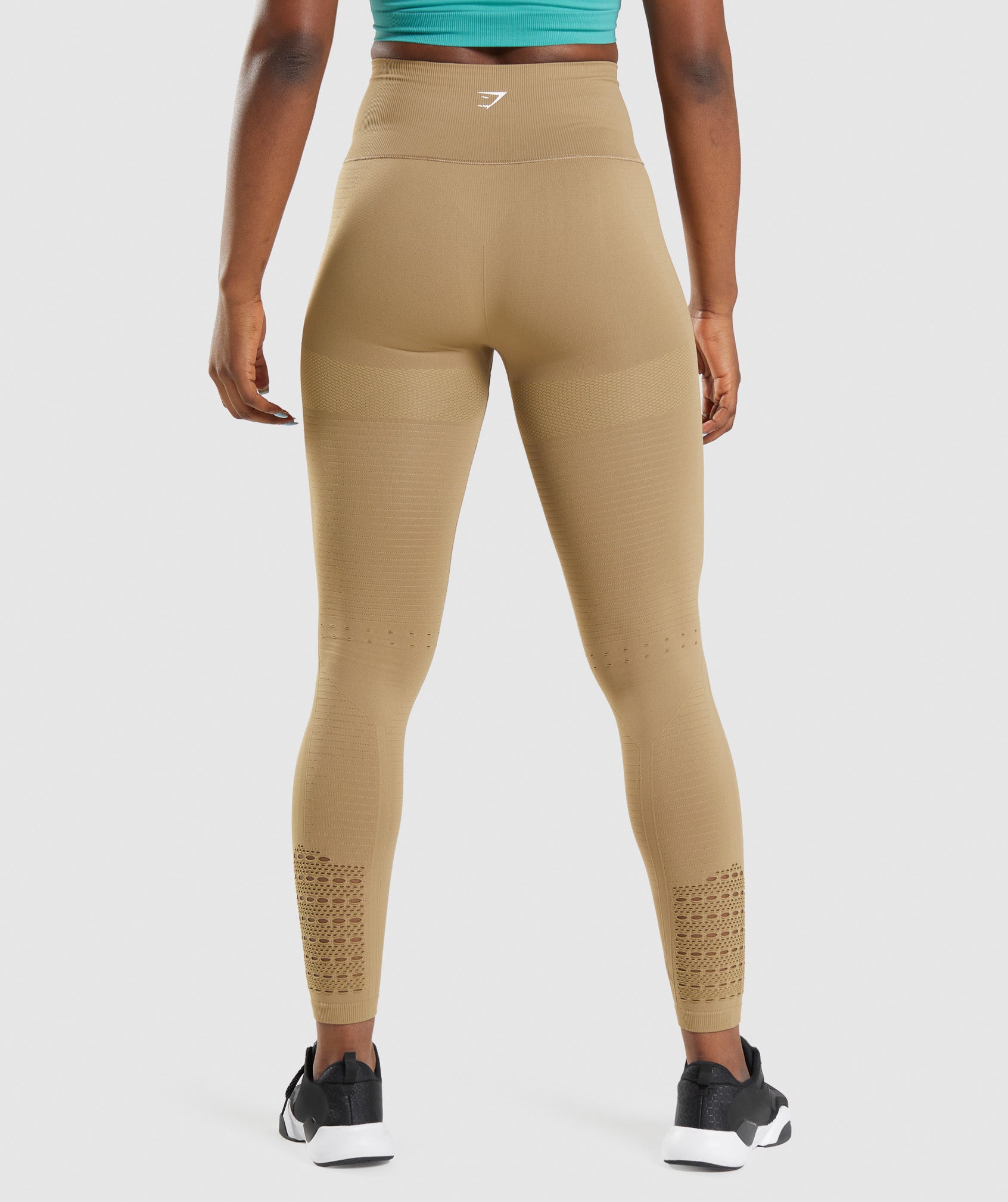 Energy Seamless Leggings in Biscotti Brown - view 2