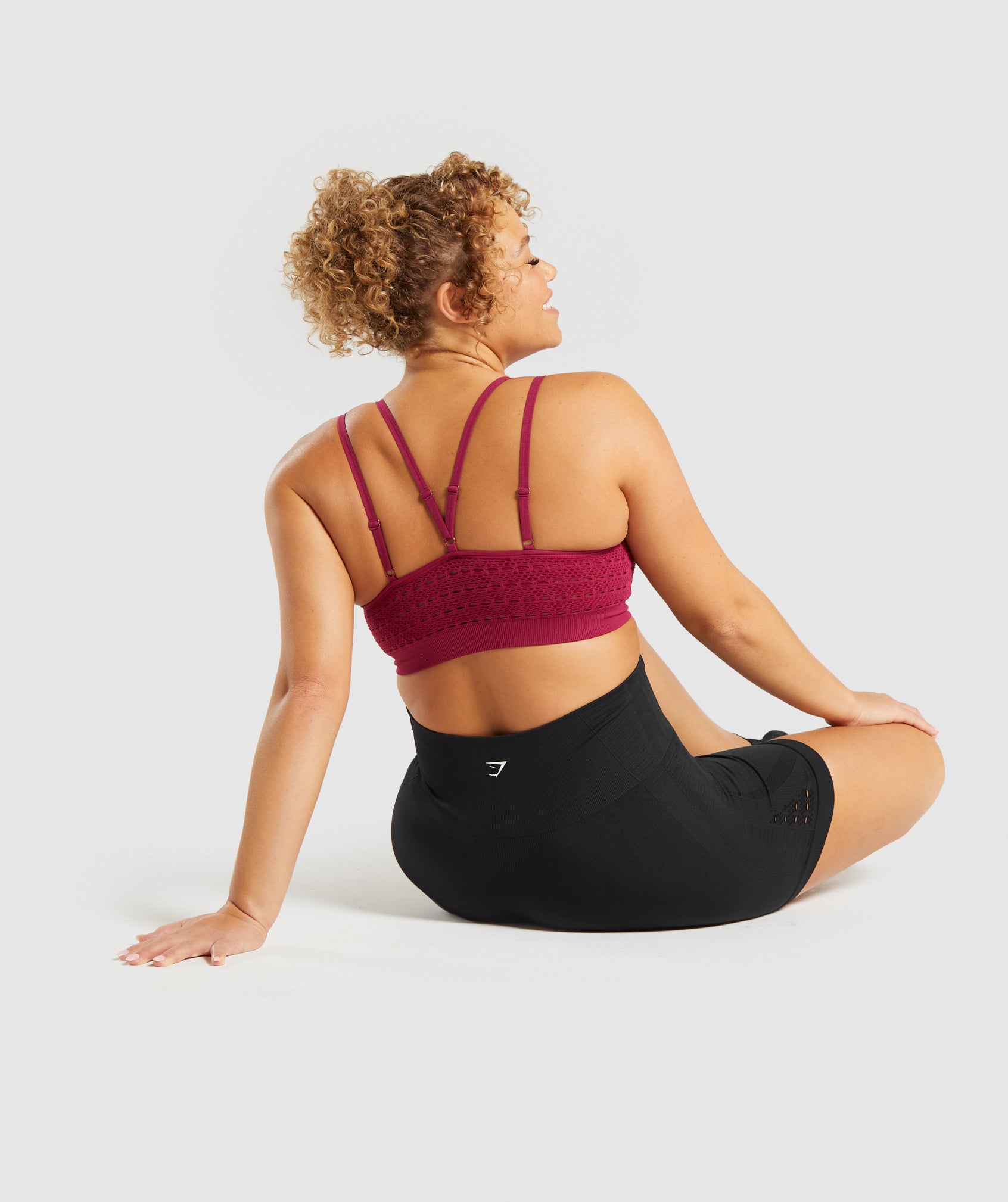 Energy+ Seamless Sports Bra in Beet - view 3